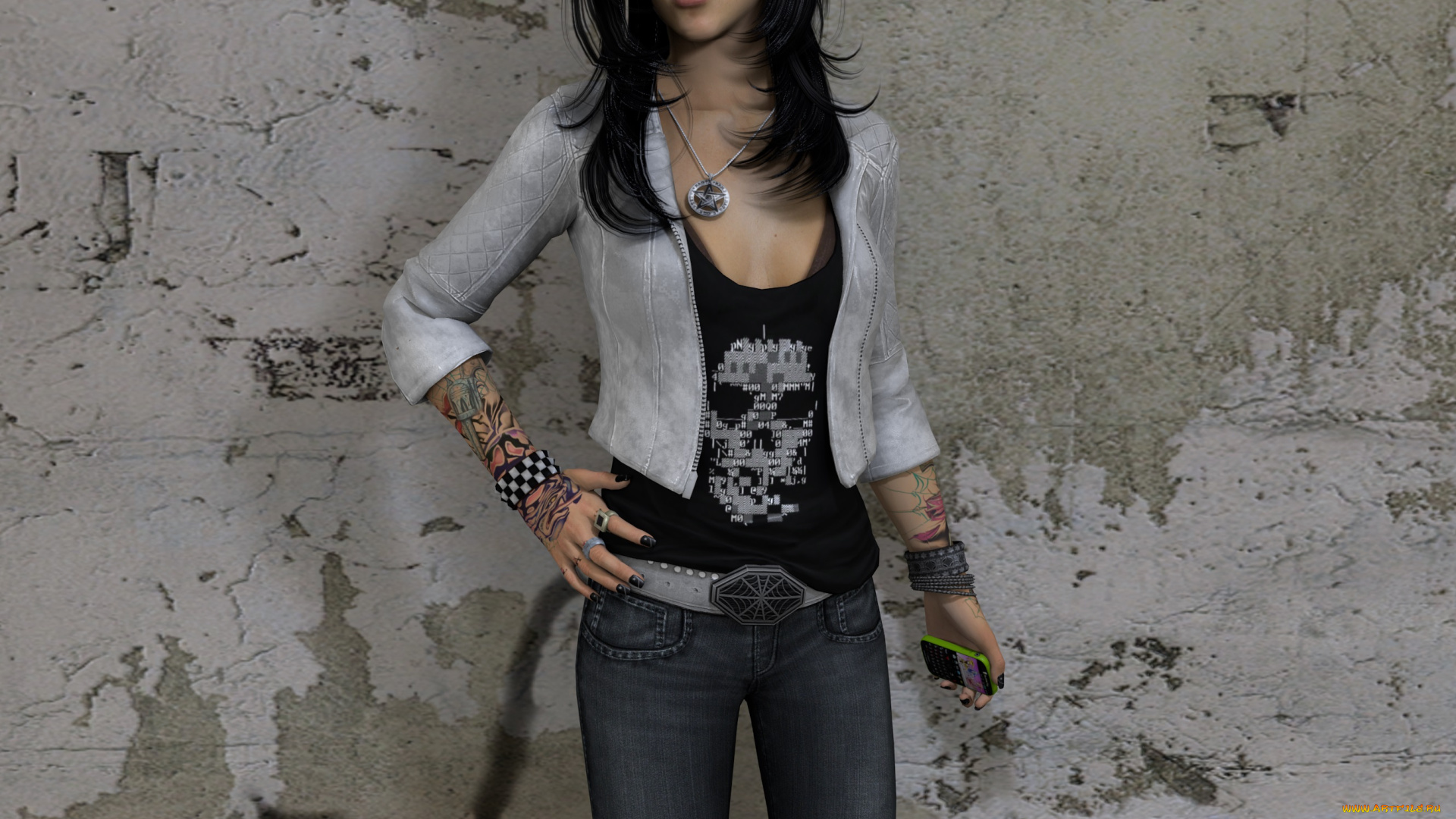 shattered, , reality, 3д, графика, фантазия, , fantasy, взгляд, девушка