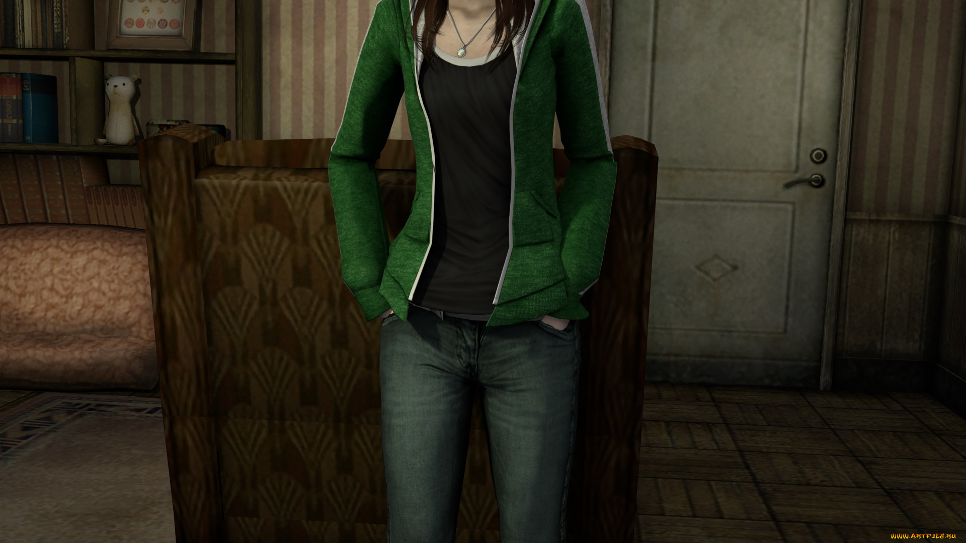 shattered, , reality, 3д, графика, фантазия, , fantasy, взгляд, девушка