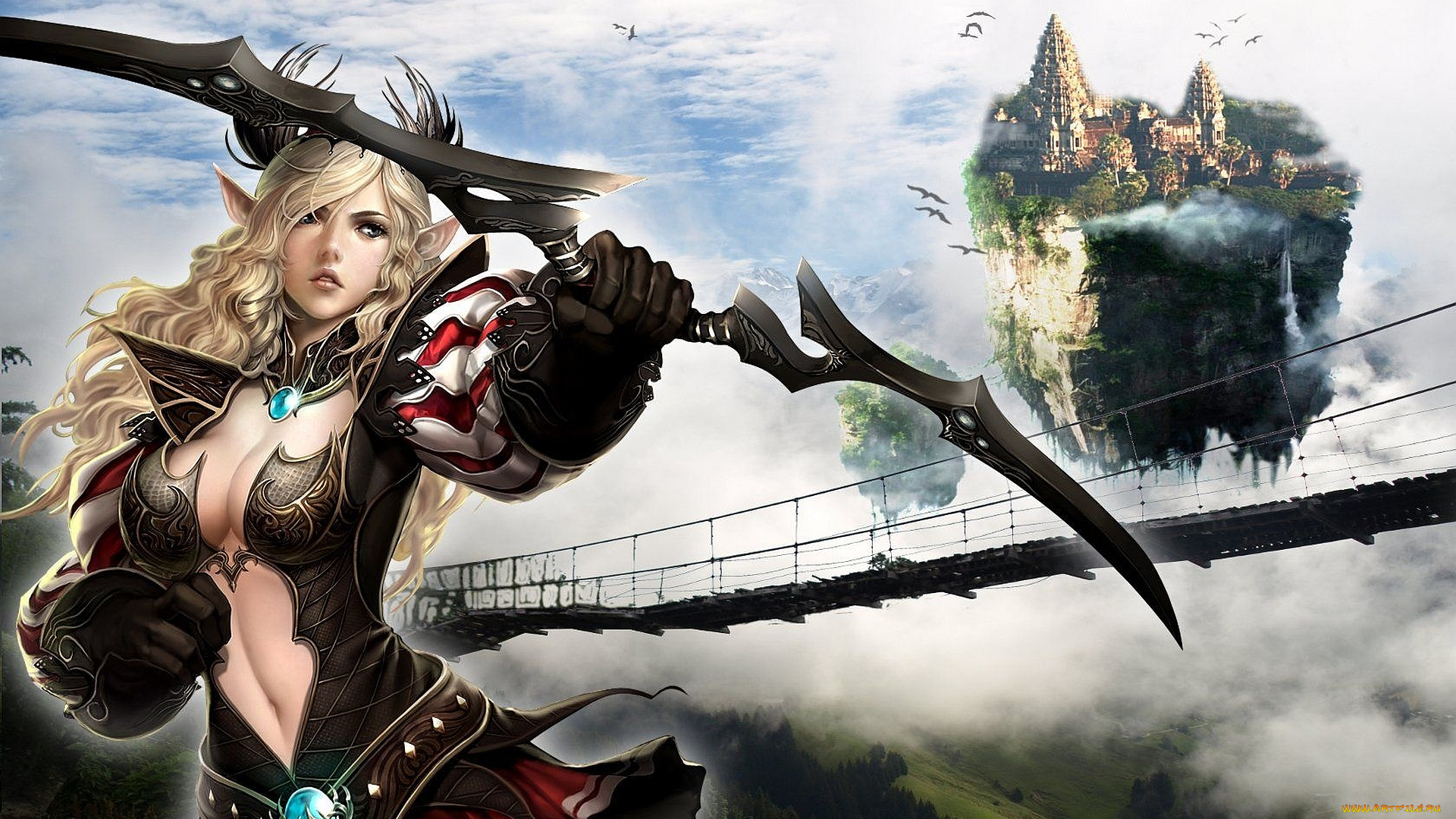 видео, игры, atlantica, онлайн, игра, стратегия, ролевая, online, antlantica