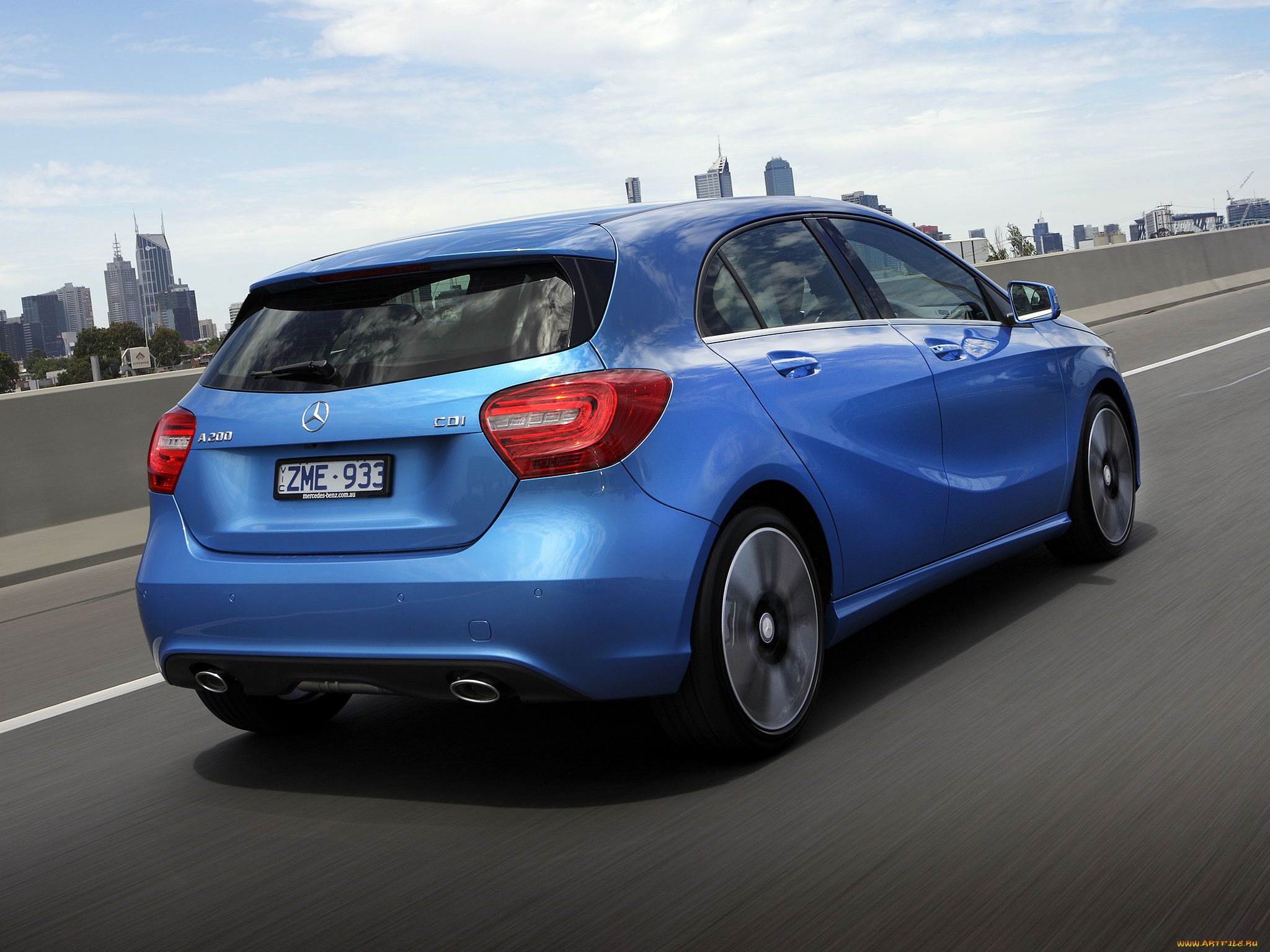 автомобили, mercedes-benz, синий, w176, cdi, au-spec, a, 200, package, urban