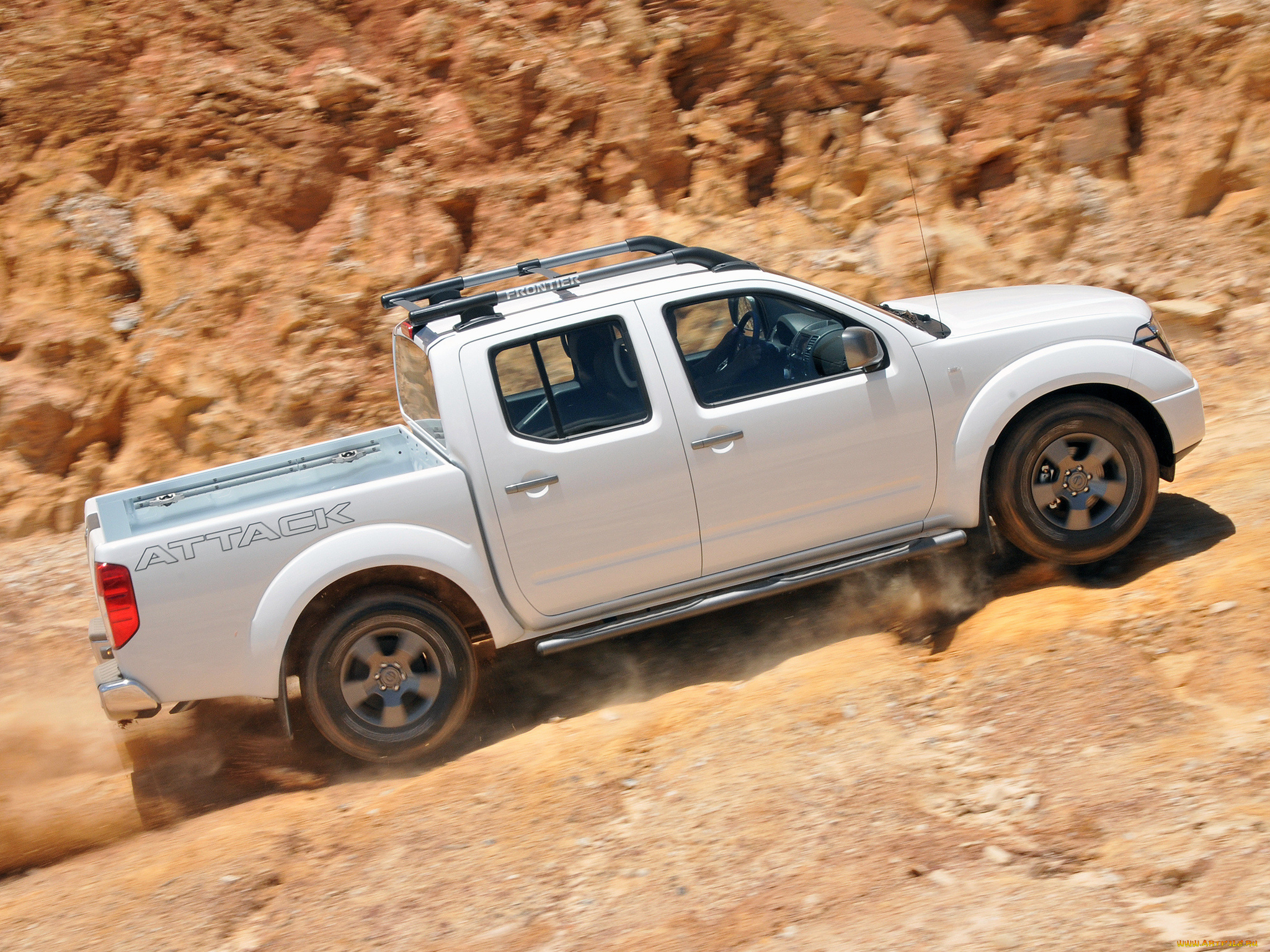 автомобили, nissan, datsun, светлый, d40, cab, crew, attack, frontier