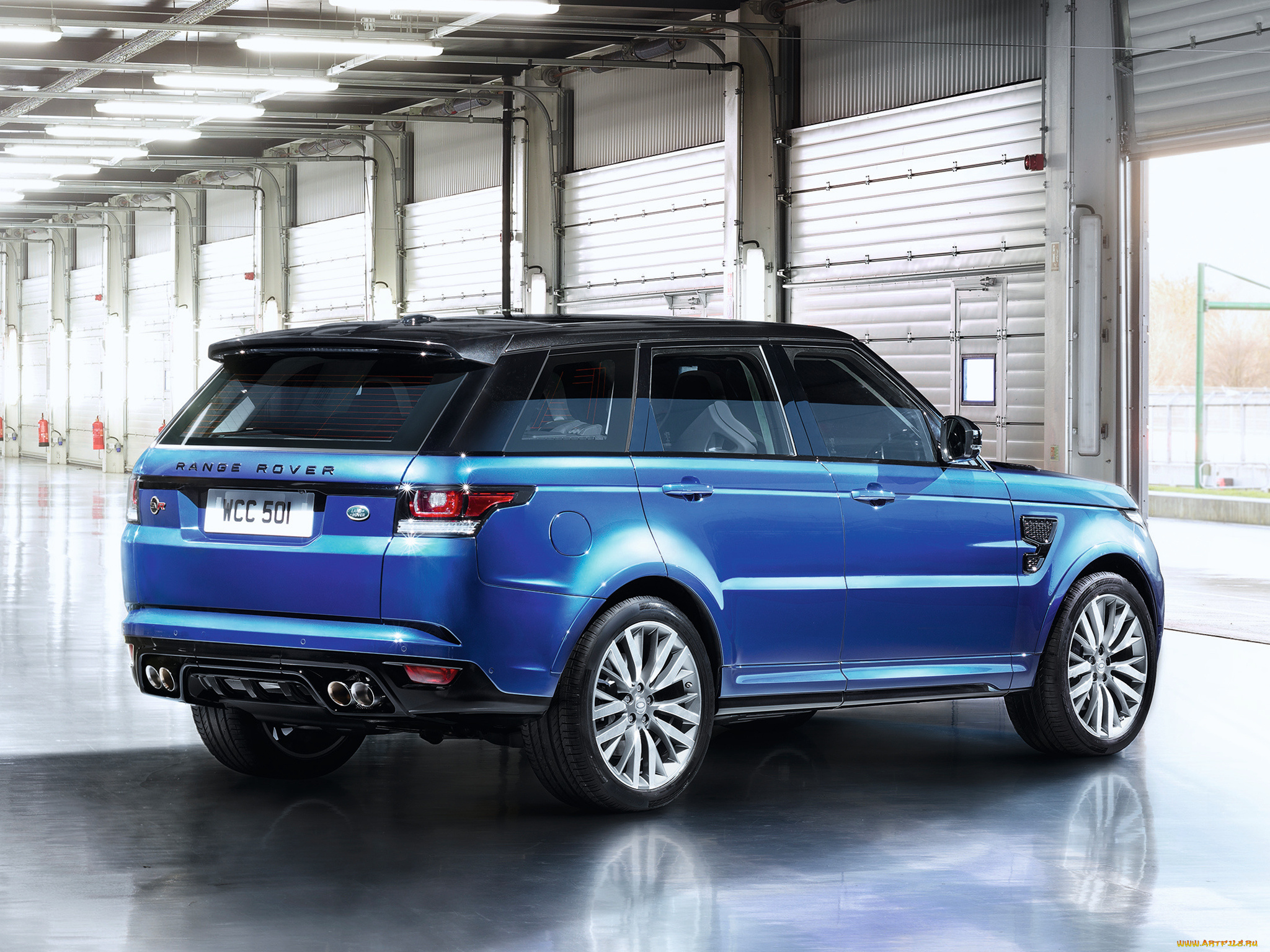 автомобили, range, rover, синий, 2014г, svr, sport, range, rover