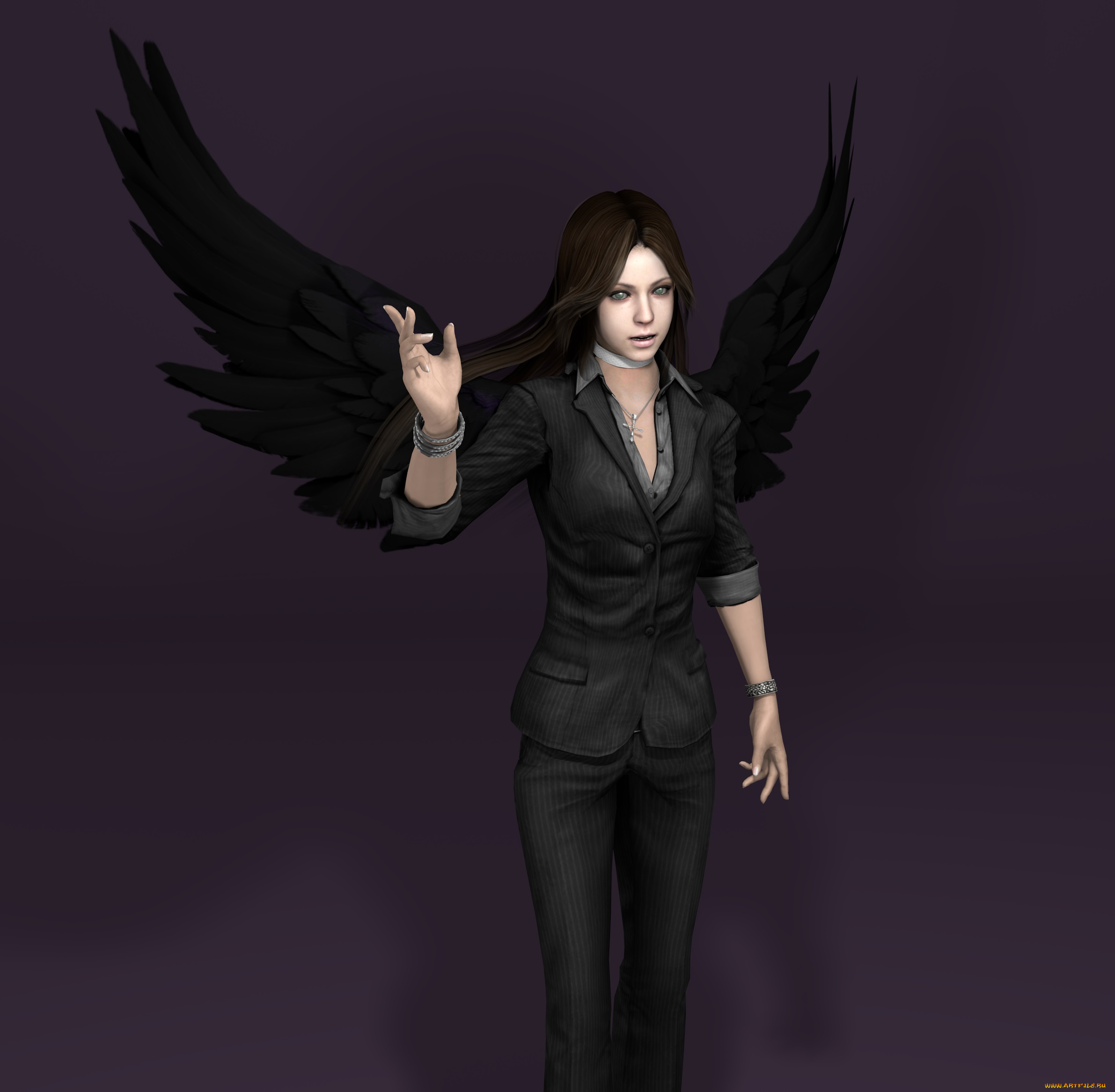 shattered, , reality, 3д, графика, фантазия, , fantasy, падший, ангел