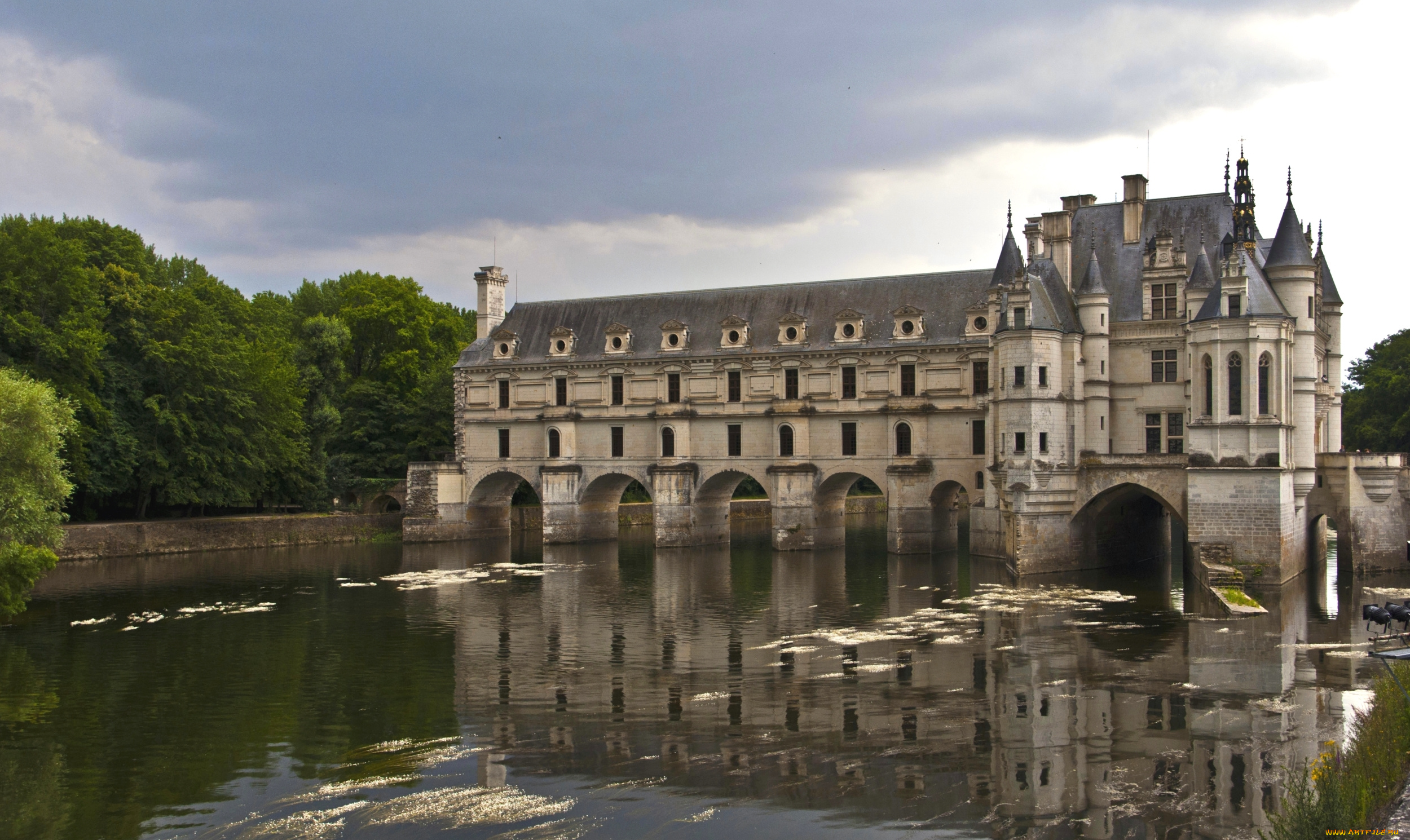 города, замки, франции, шенонсо