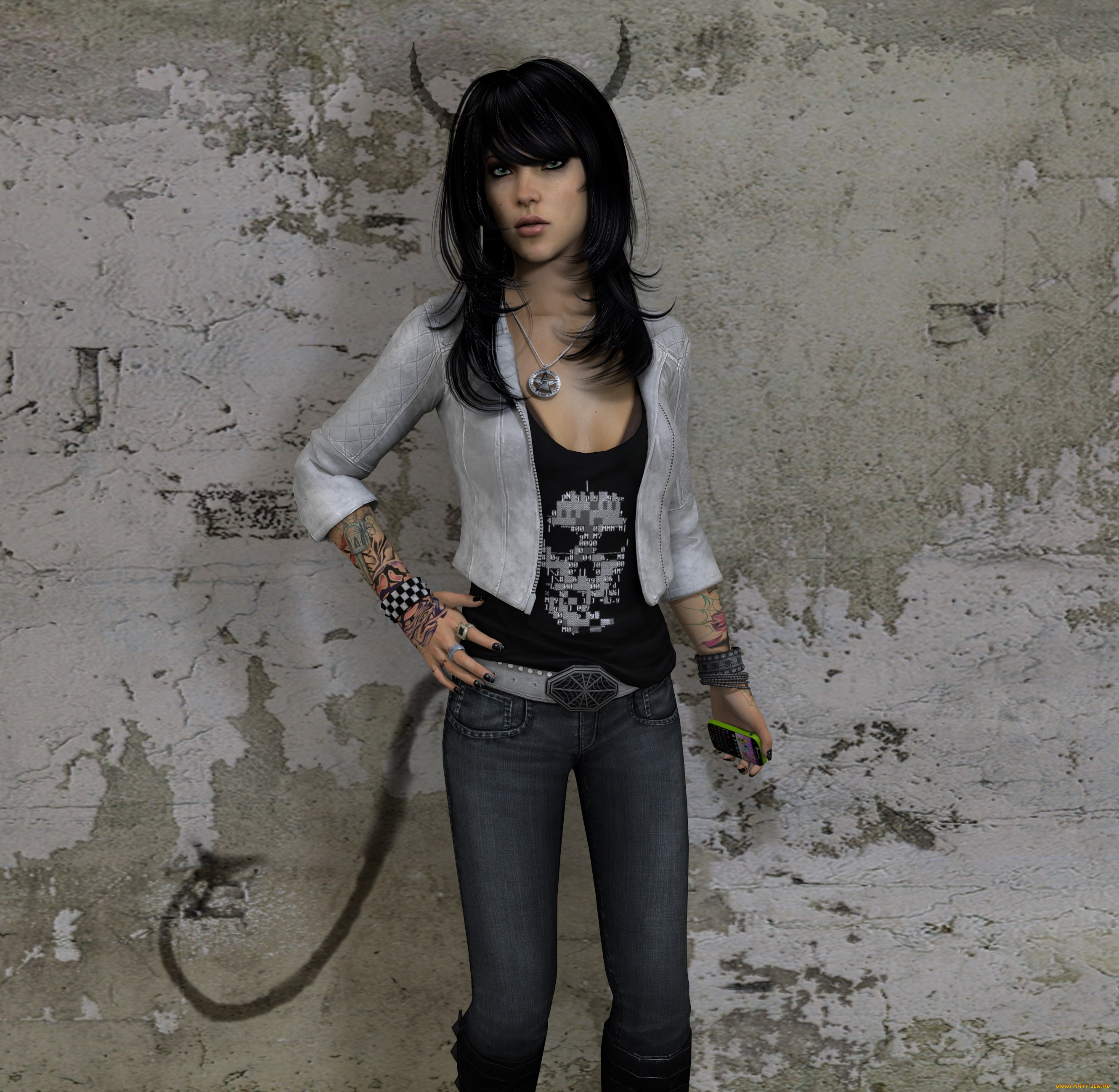 shattered, , reality, 3д, графика, фантазия, , fantasy, взгляд, девушка