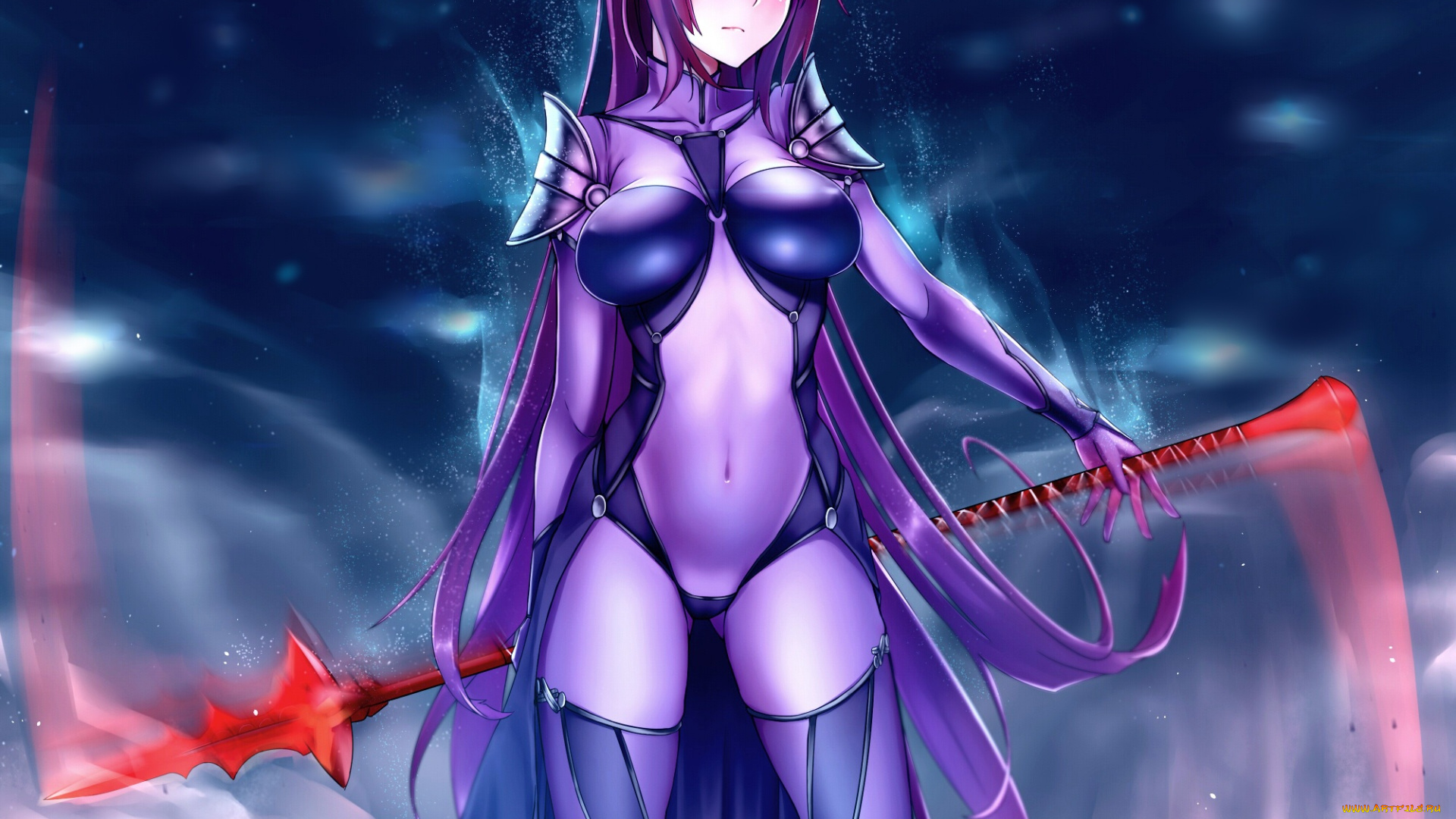 аниме, оружие, , техника, , технологии, копьё, лансер, девушка, арт, shijiu, adamhutt