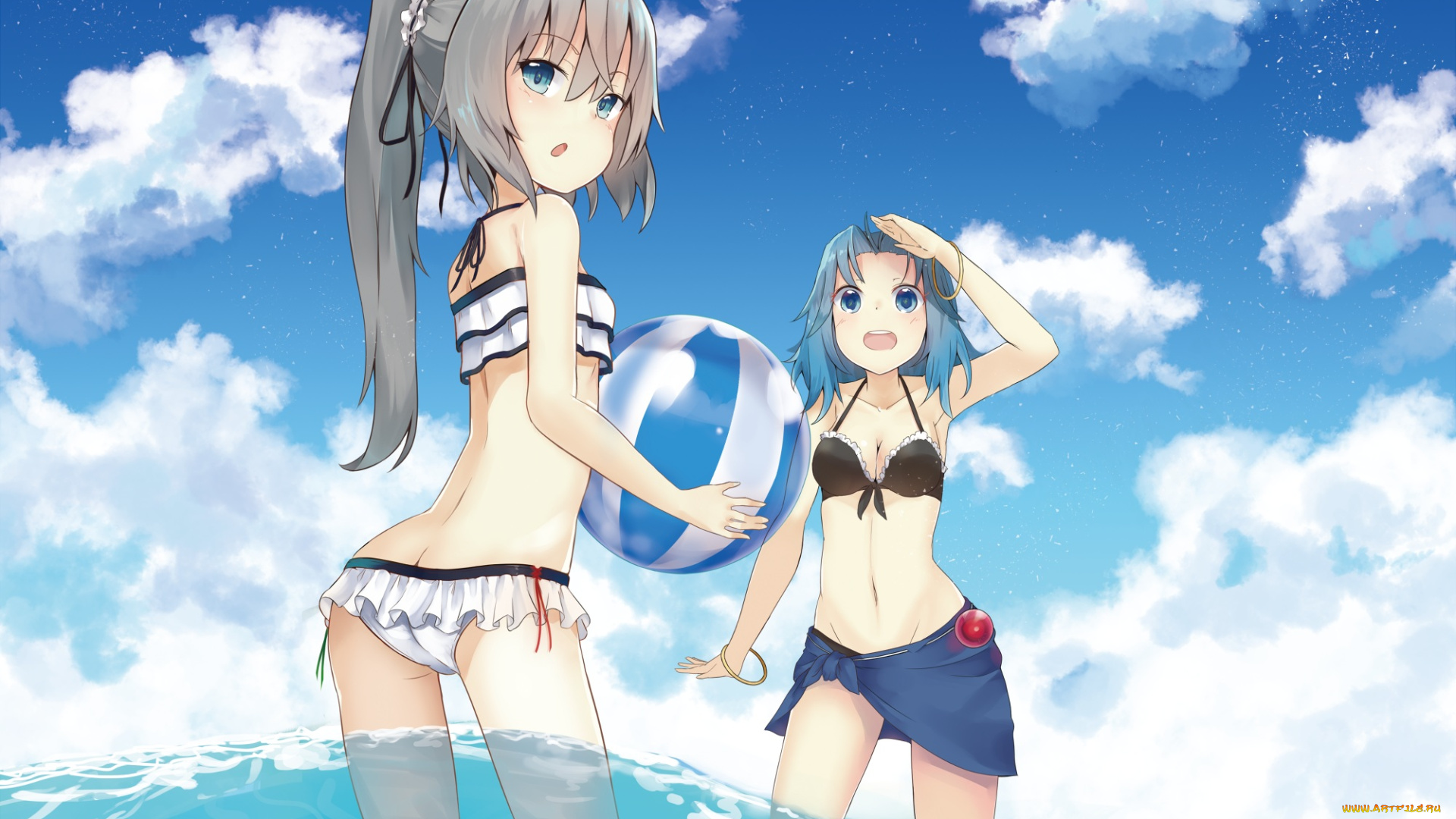 аниме, touhou, девочки, лето, арт, monobe, tsukuri, mononobe, no, futo, kumoi, ichirin