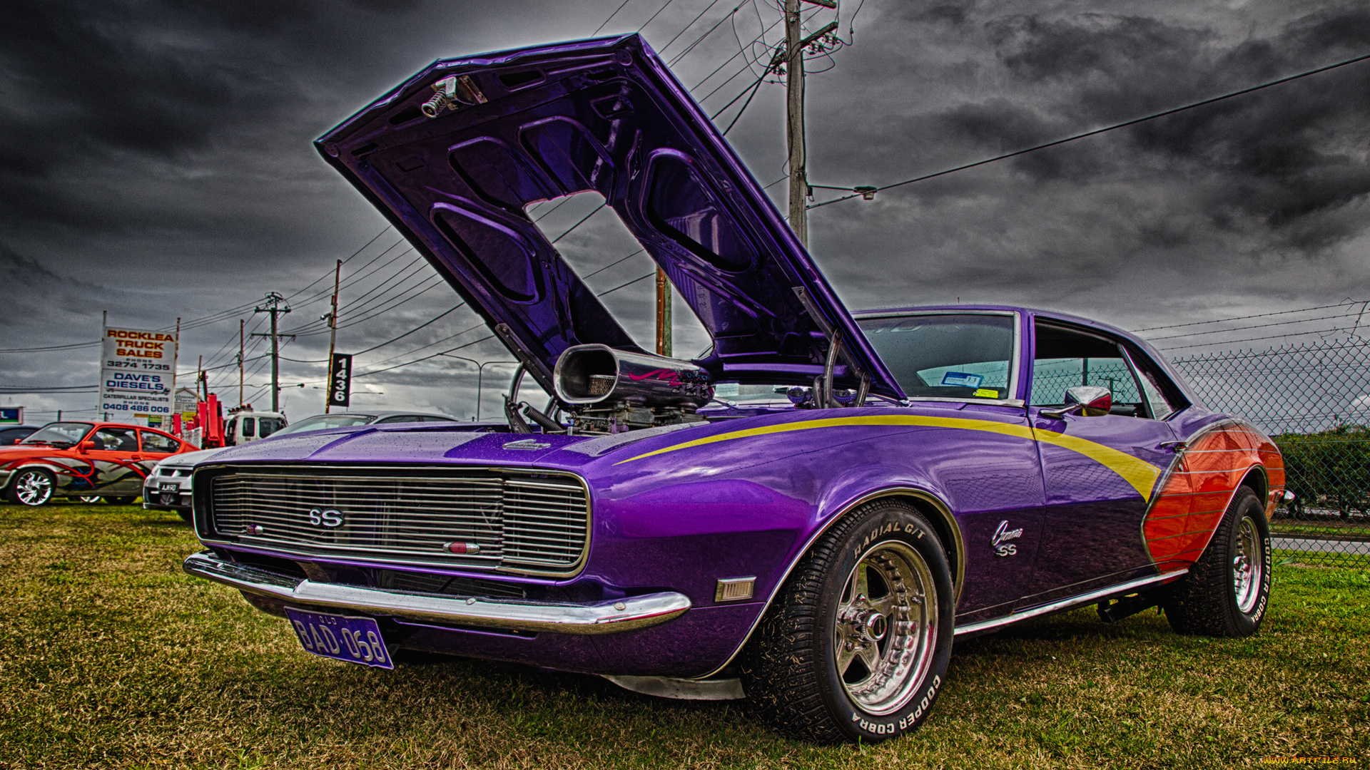 автомобили, выставки, и, уличные, фото, camaro