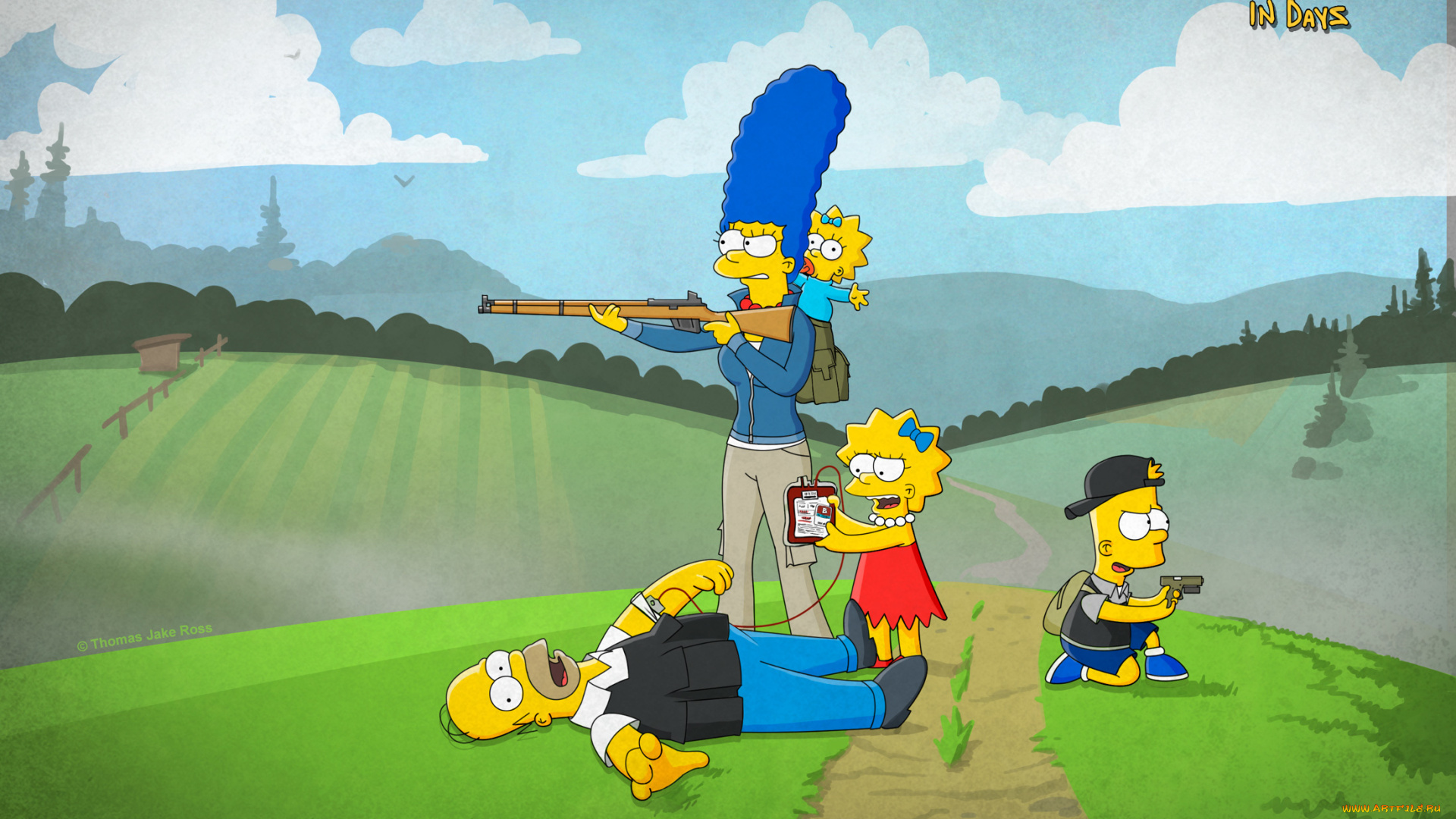 мультфильмы, the, simpsons, барт, breaking, bad, гомер, лиза