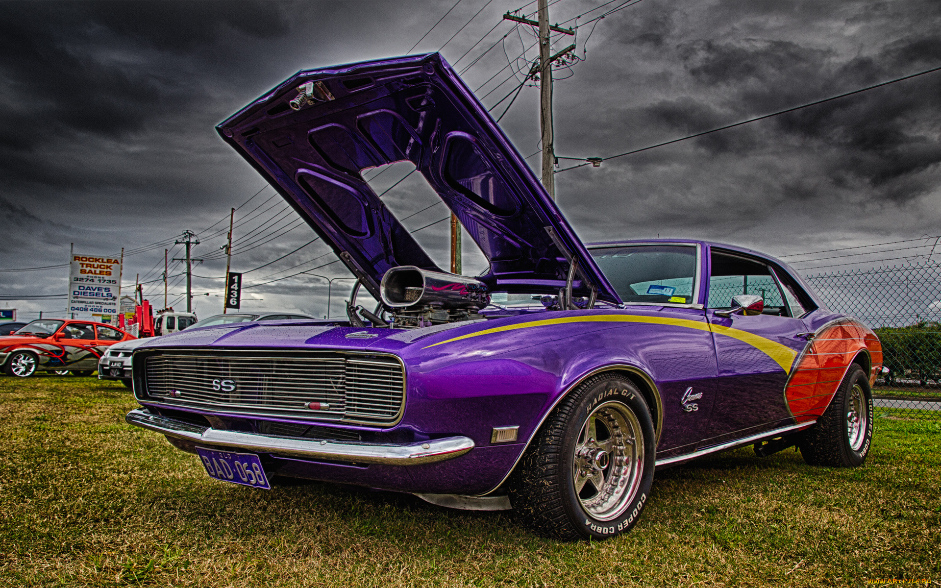 автомобили, выставки, и, уличные, фото, camaro