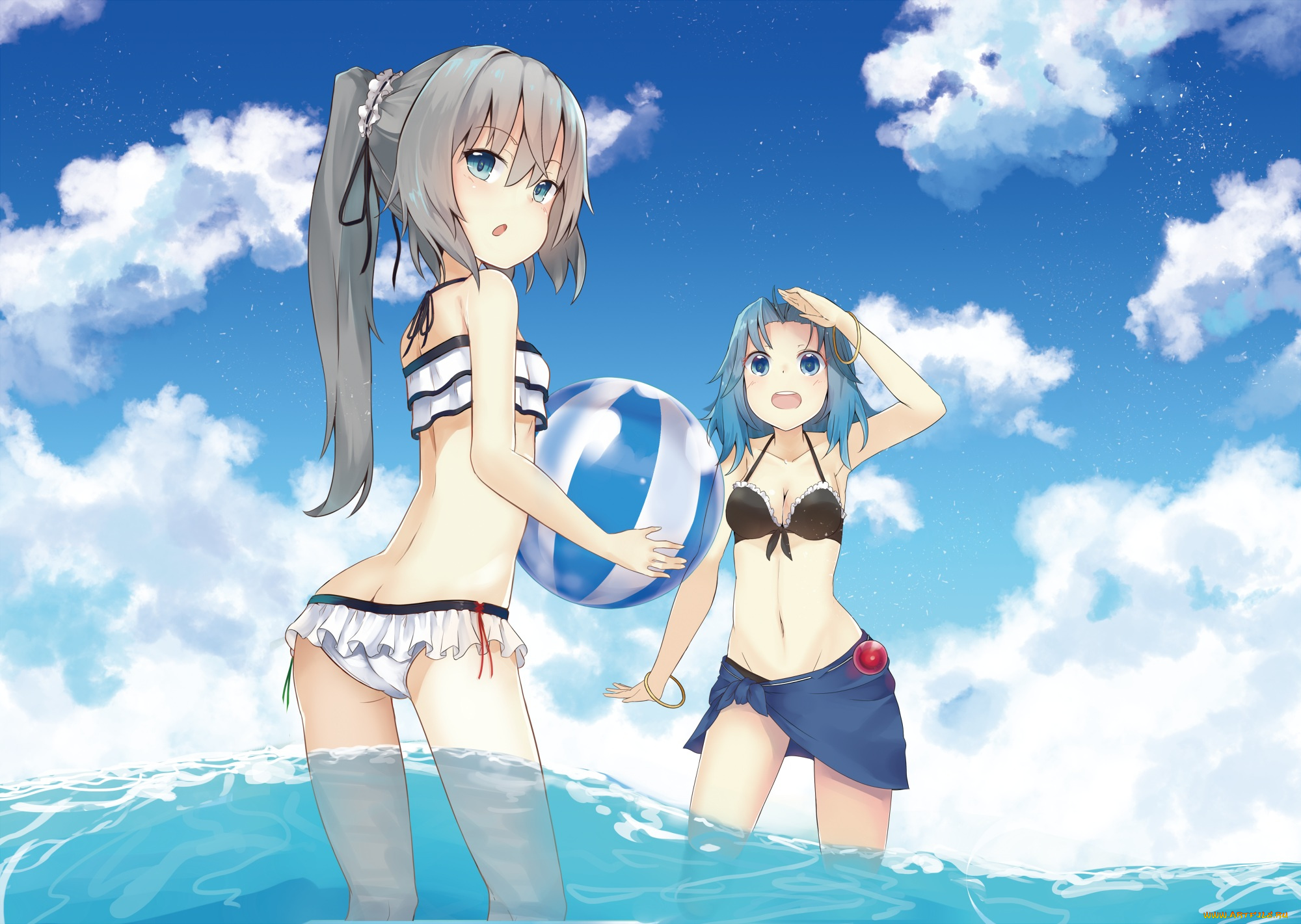 аниме, touhou, девочки, лето, арт, monobe, tsukuri, mononobe, no, futo, kumoi, ichirin