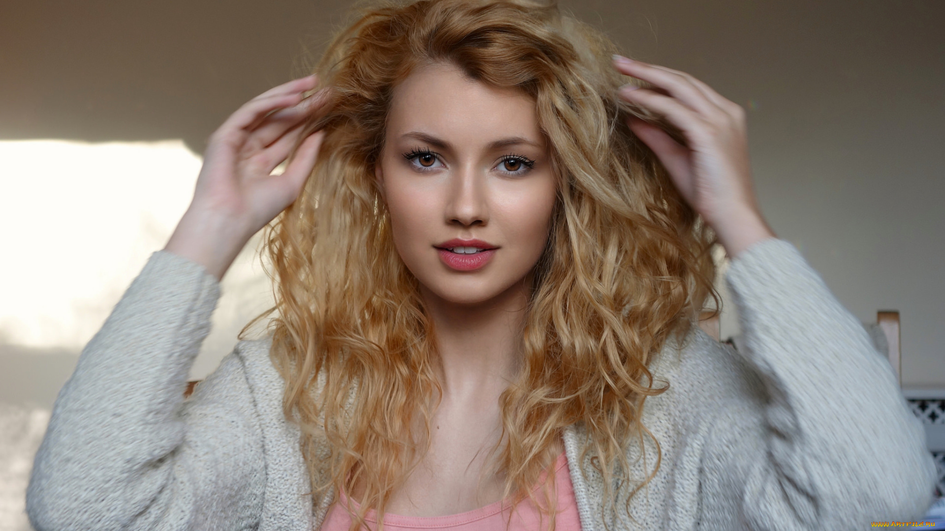 девушки, -unsort, , блондинки, взгляд, лицо