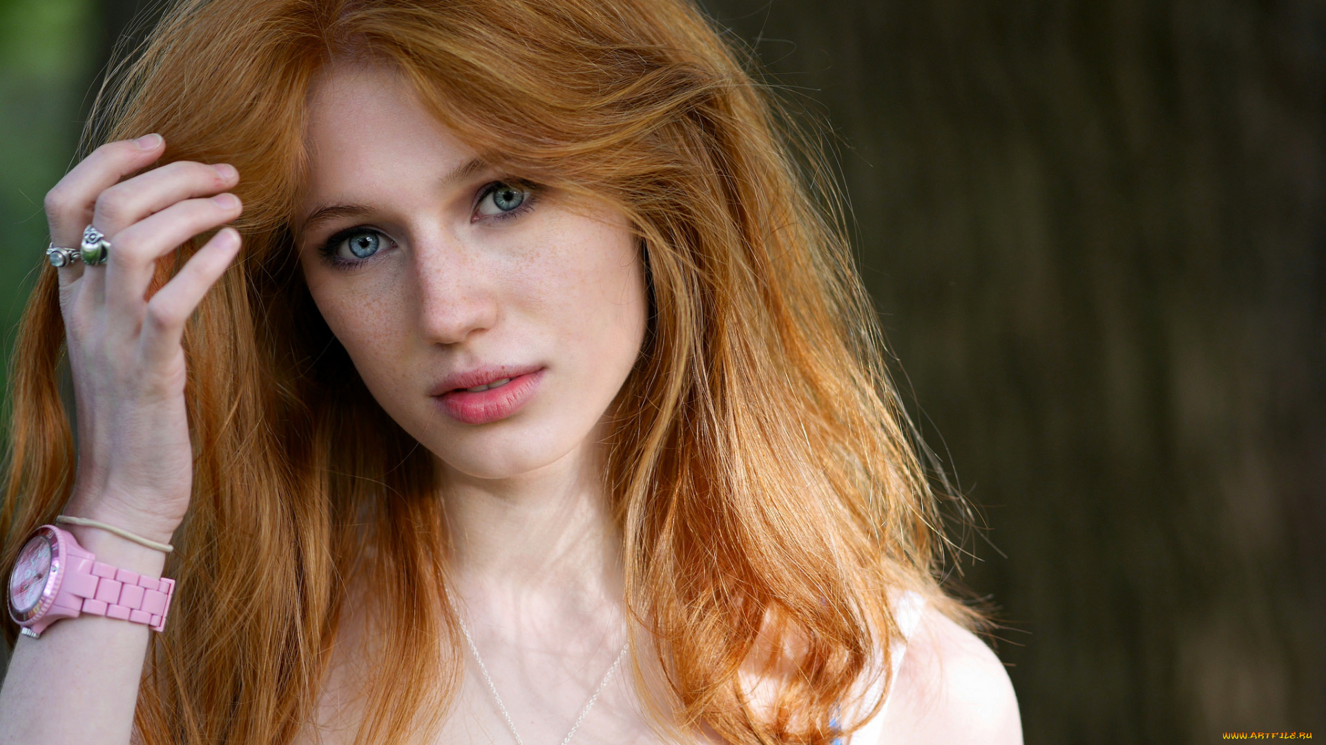 девушки, -unsort, , рыжеволосые, и, другие, взгляд, лицо