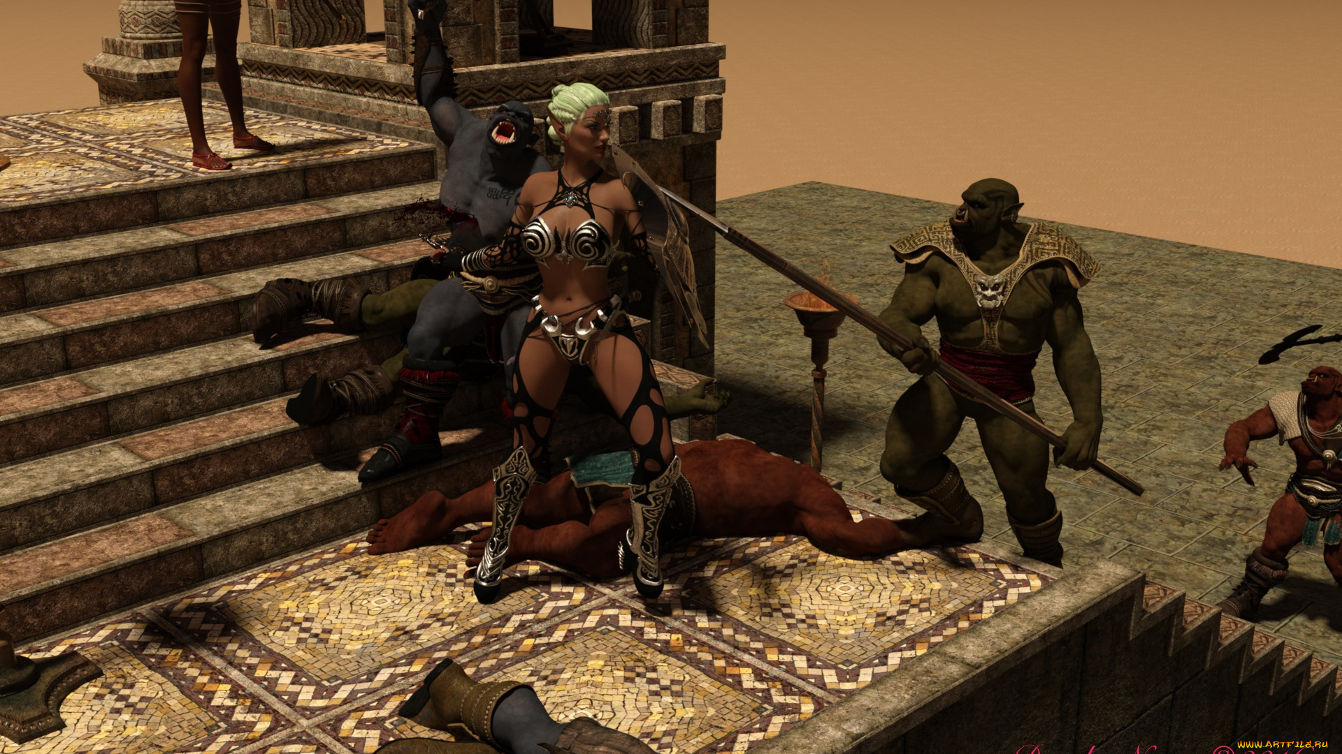 gemma, and, the, shrine, of, uta, 3д, графика, фантазия, , fantasy, персонажи