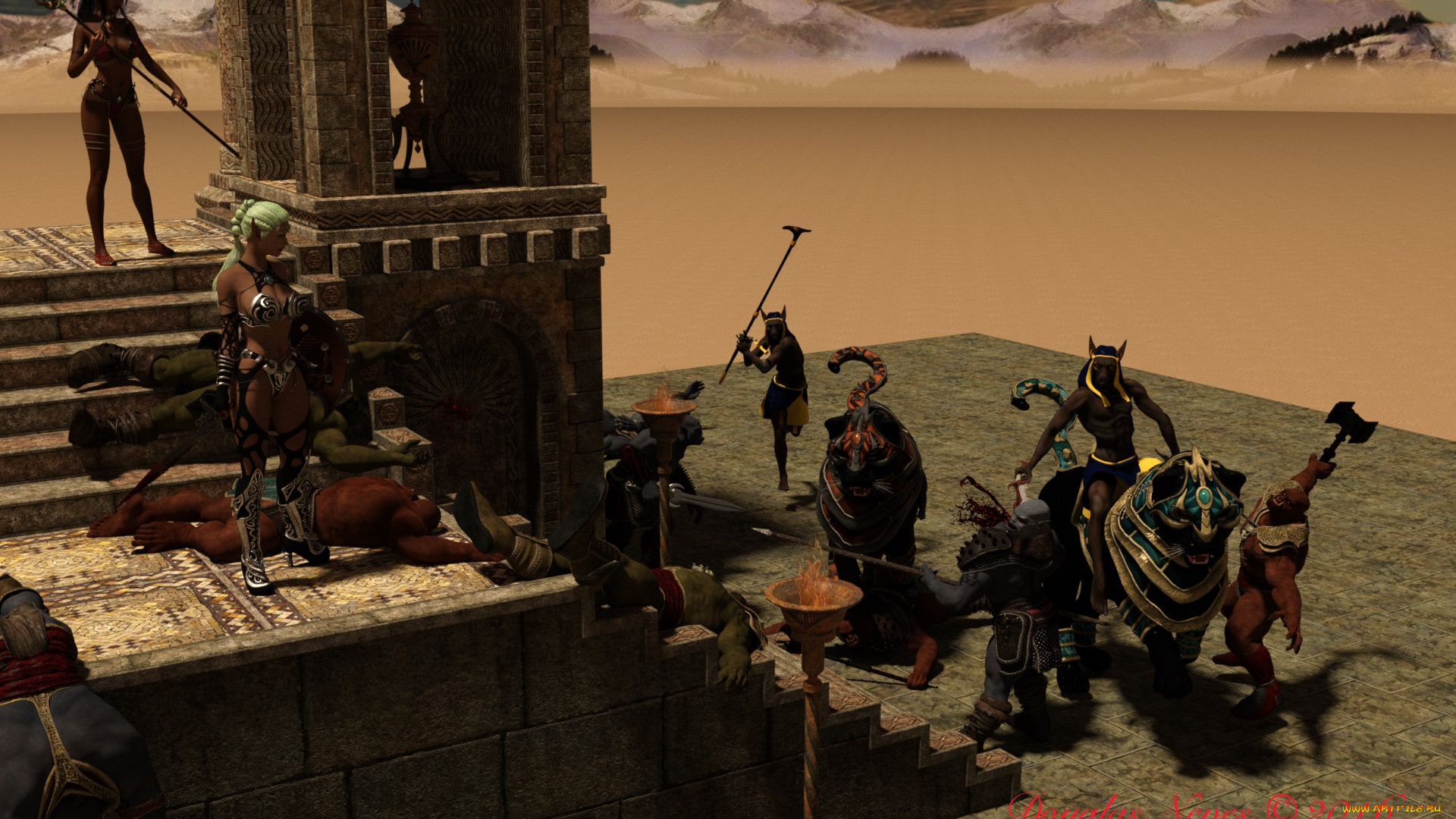 gemma, and, the, shrine, of, uta, 3д, графика, фантазия, , fantasy, персонажи