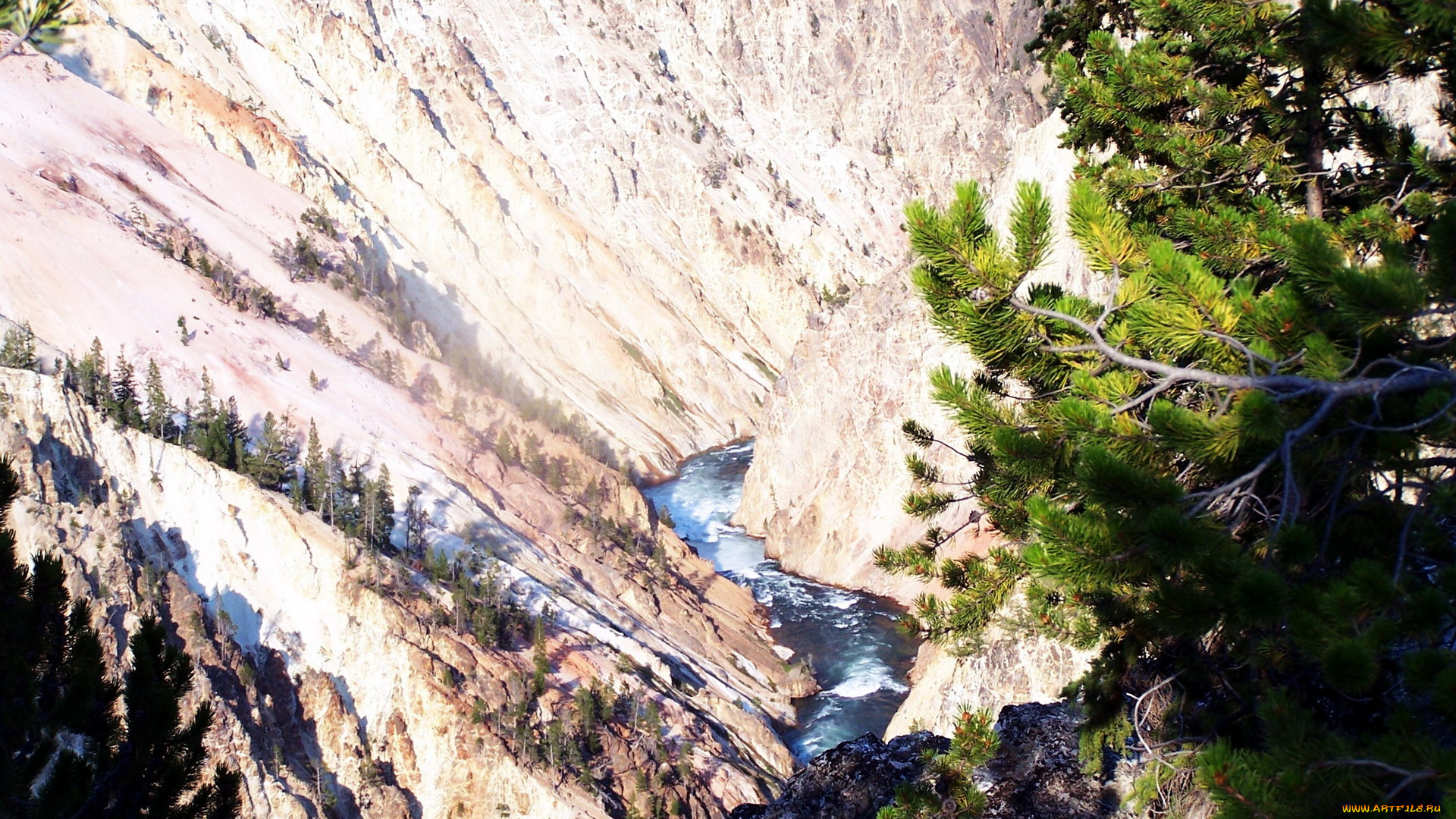 природа, реки, озера, ущелье