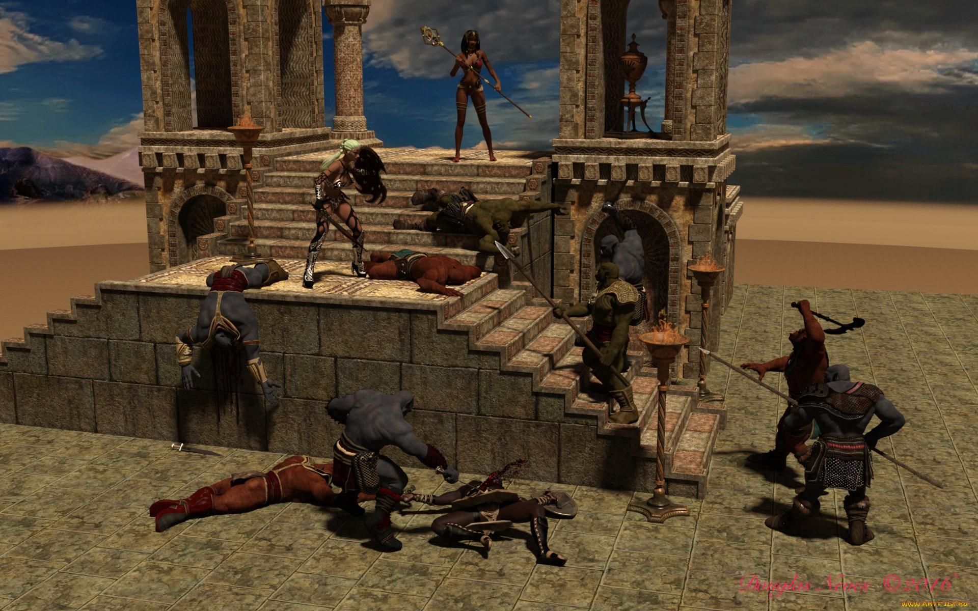 gemma, and, the, shrine, of, uta, 3д, графика, фантазия, , fantasy, персонажи