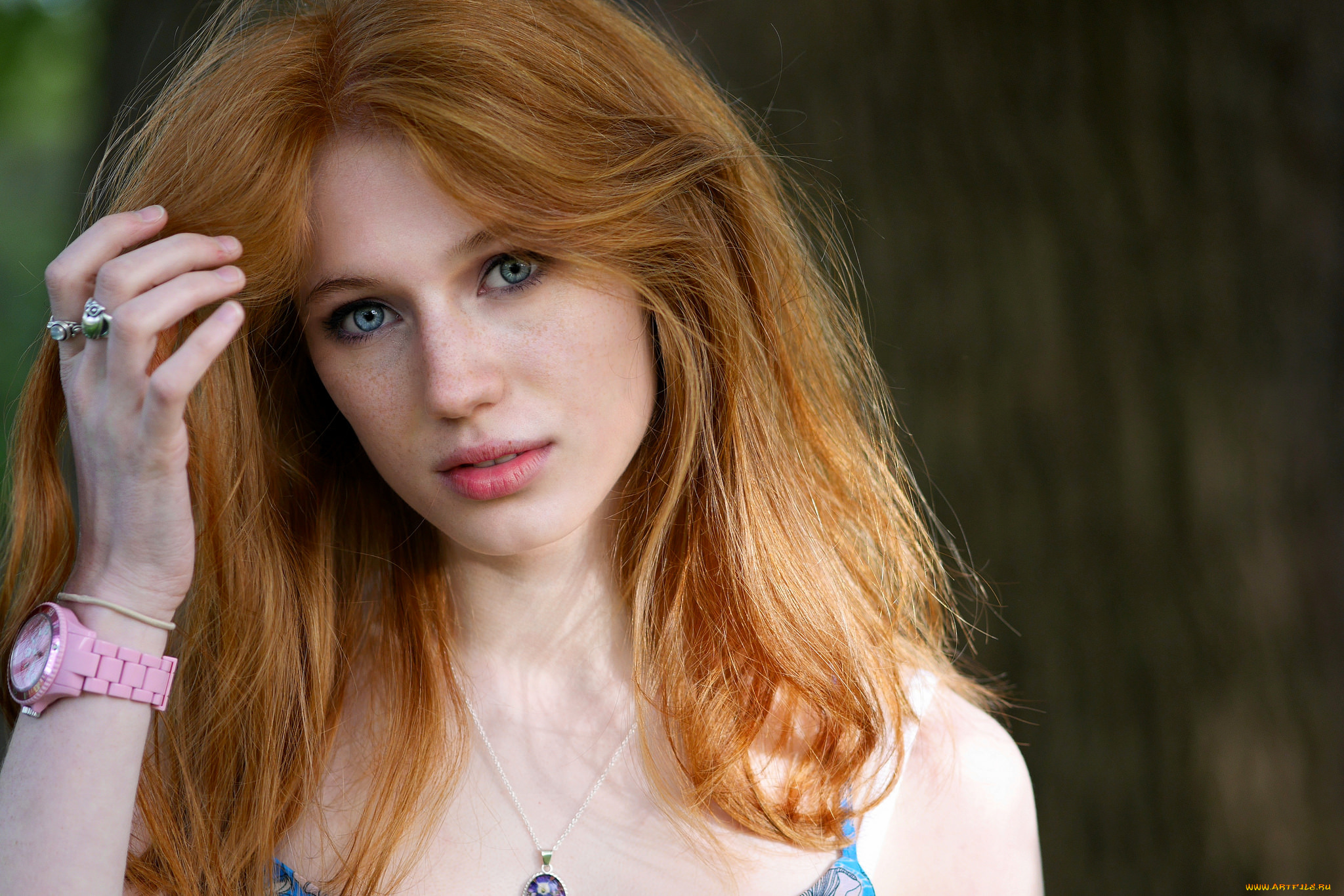 девушки, -unsort, , рыжеволосые, и, другие, взгляд, лицо