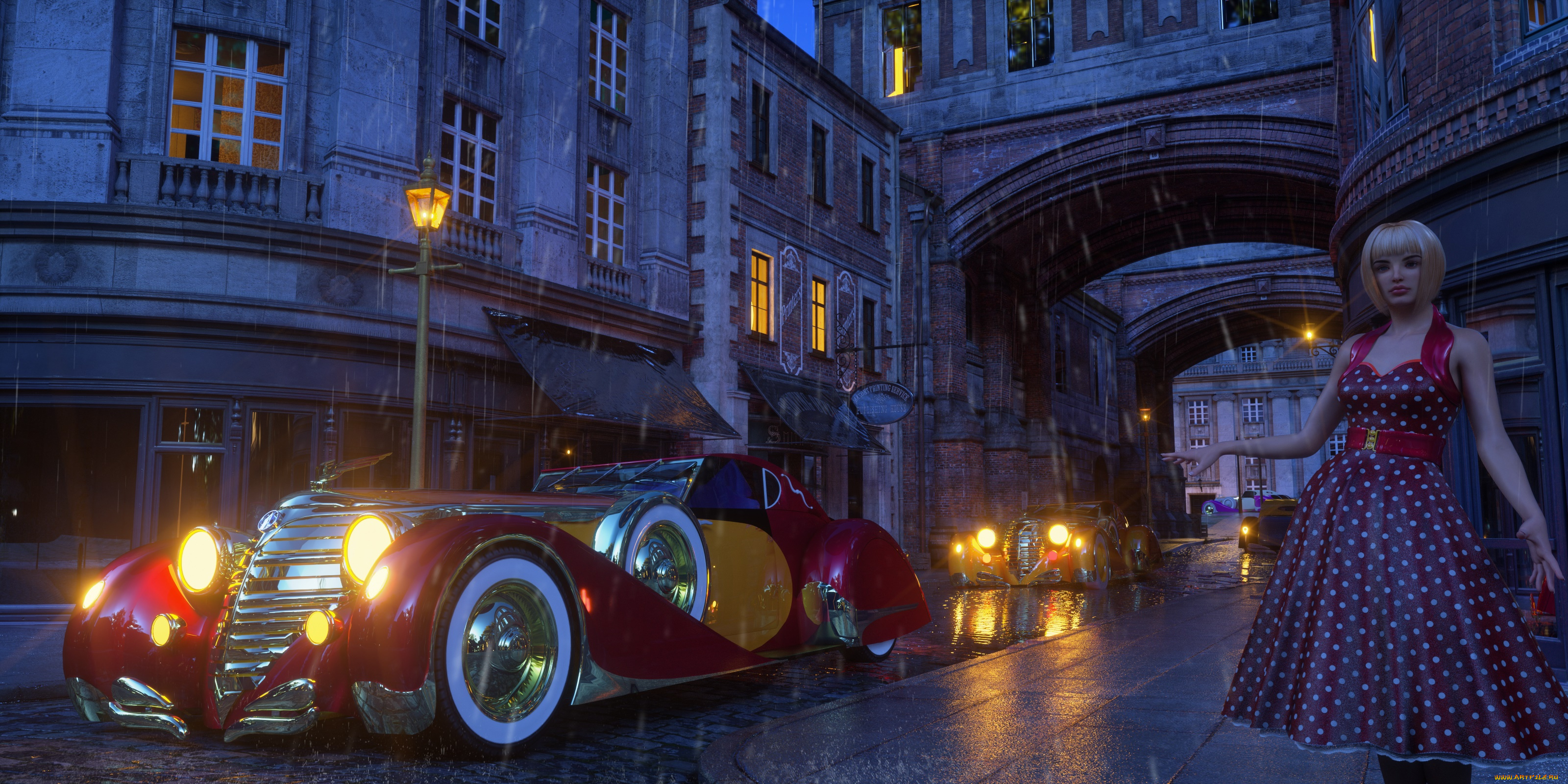 3д, графика, люди, , people, девушка, взгляд, фон