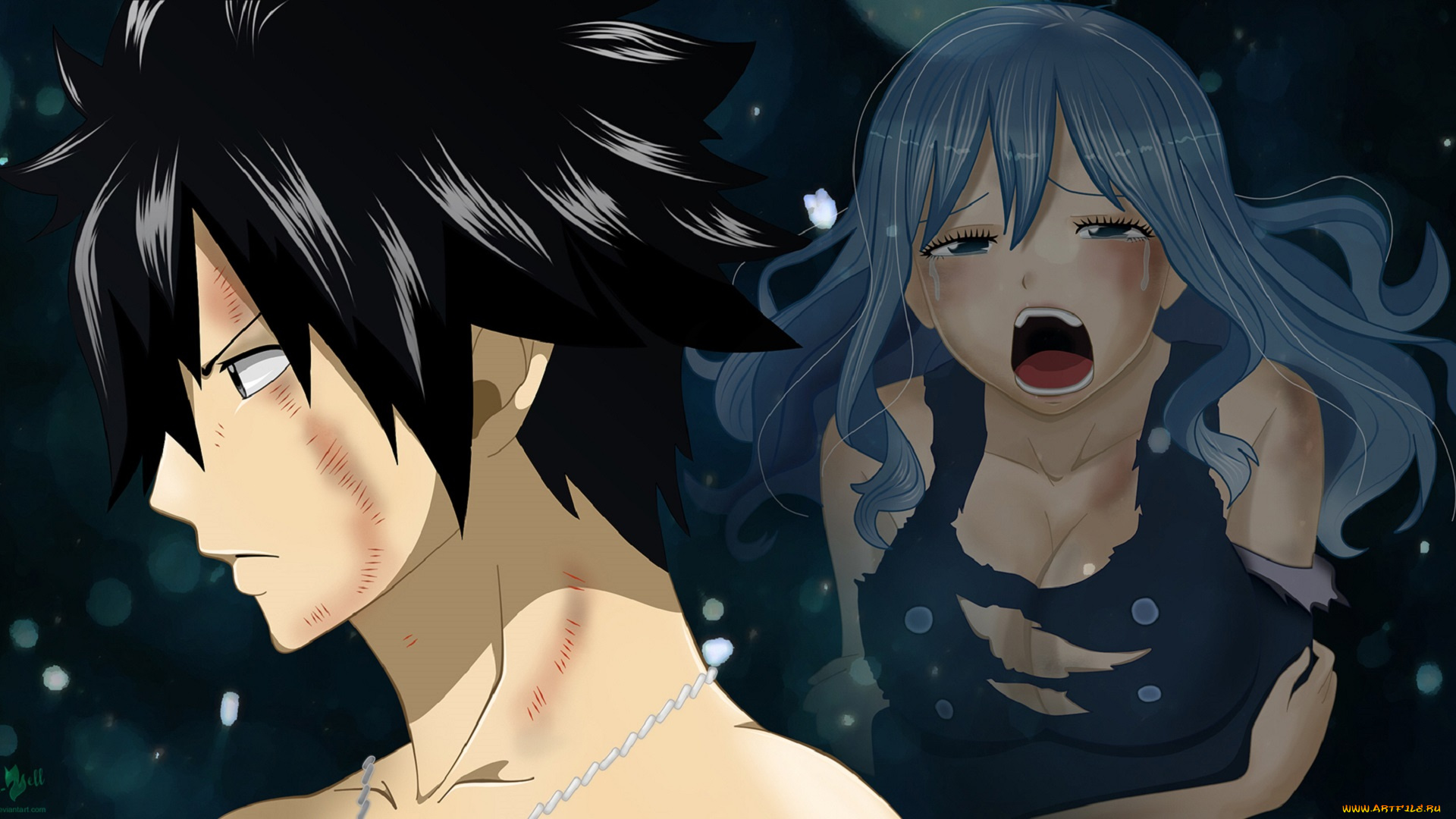 аниме, fairy, tail, хвост, феи