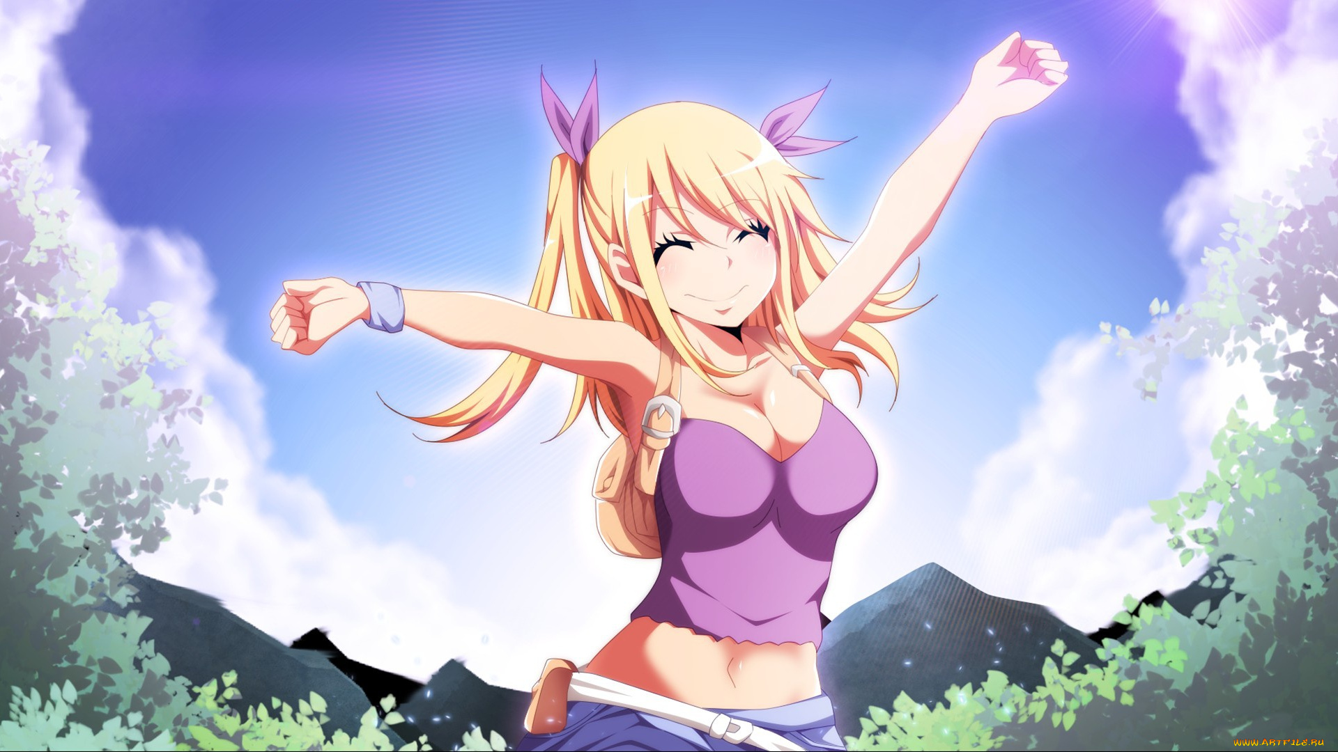 аниме, fairy, tail, lucy, heartfilia