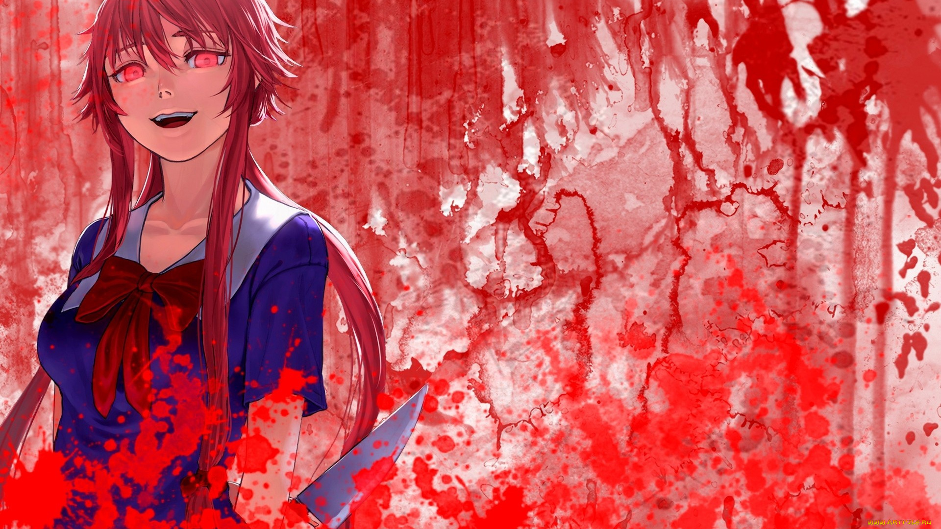 аниме, mirai, nikki, mirai, nikii