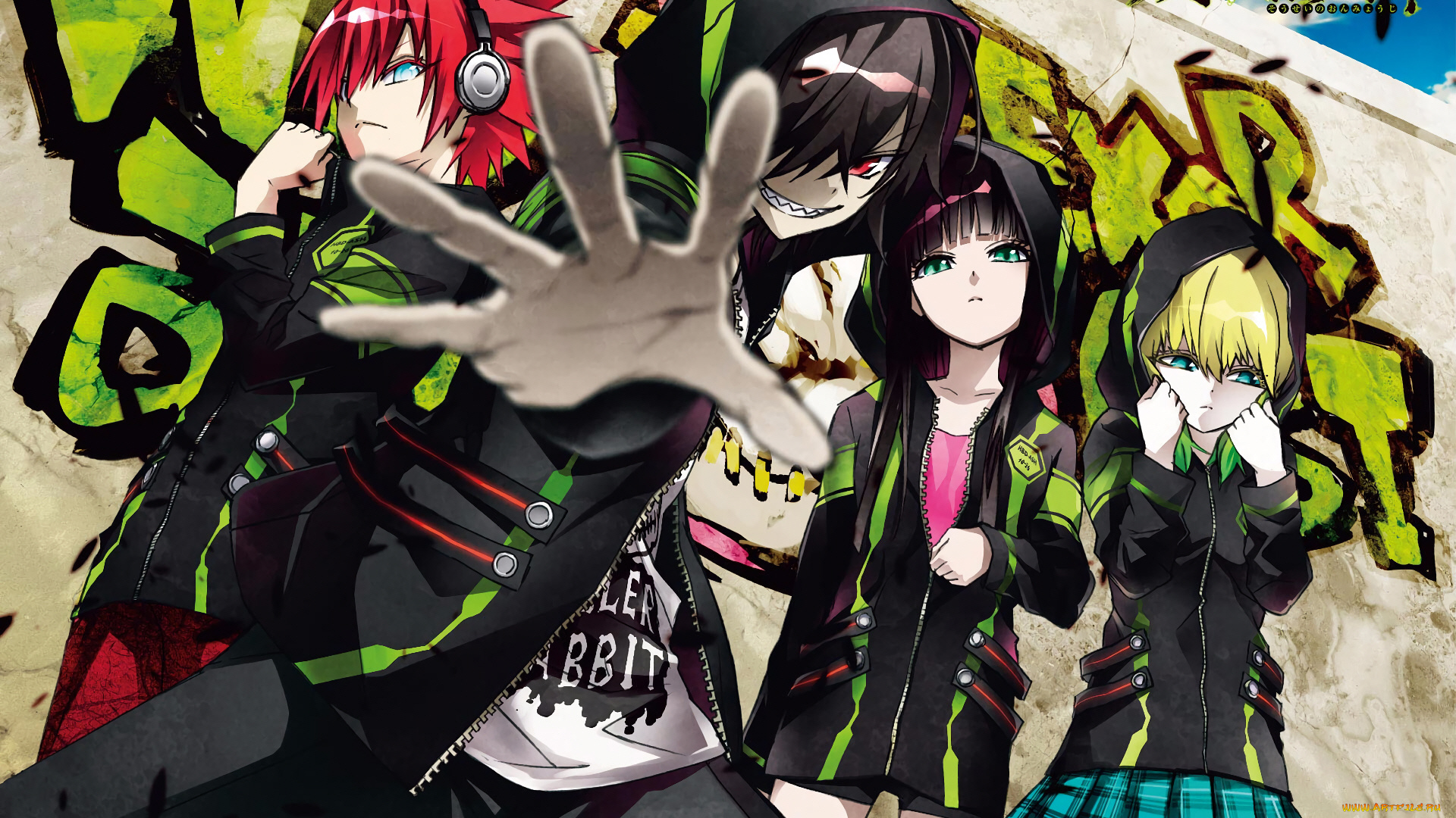 аниме, sousei, no, onmyouji, две, звезды, онмёджи