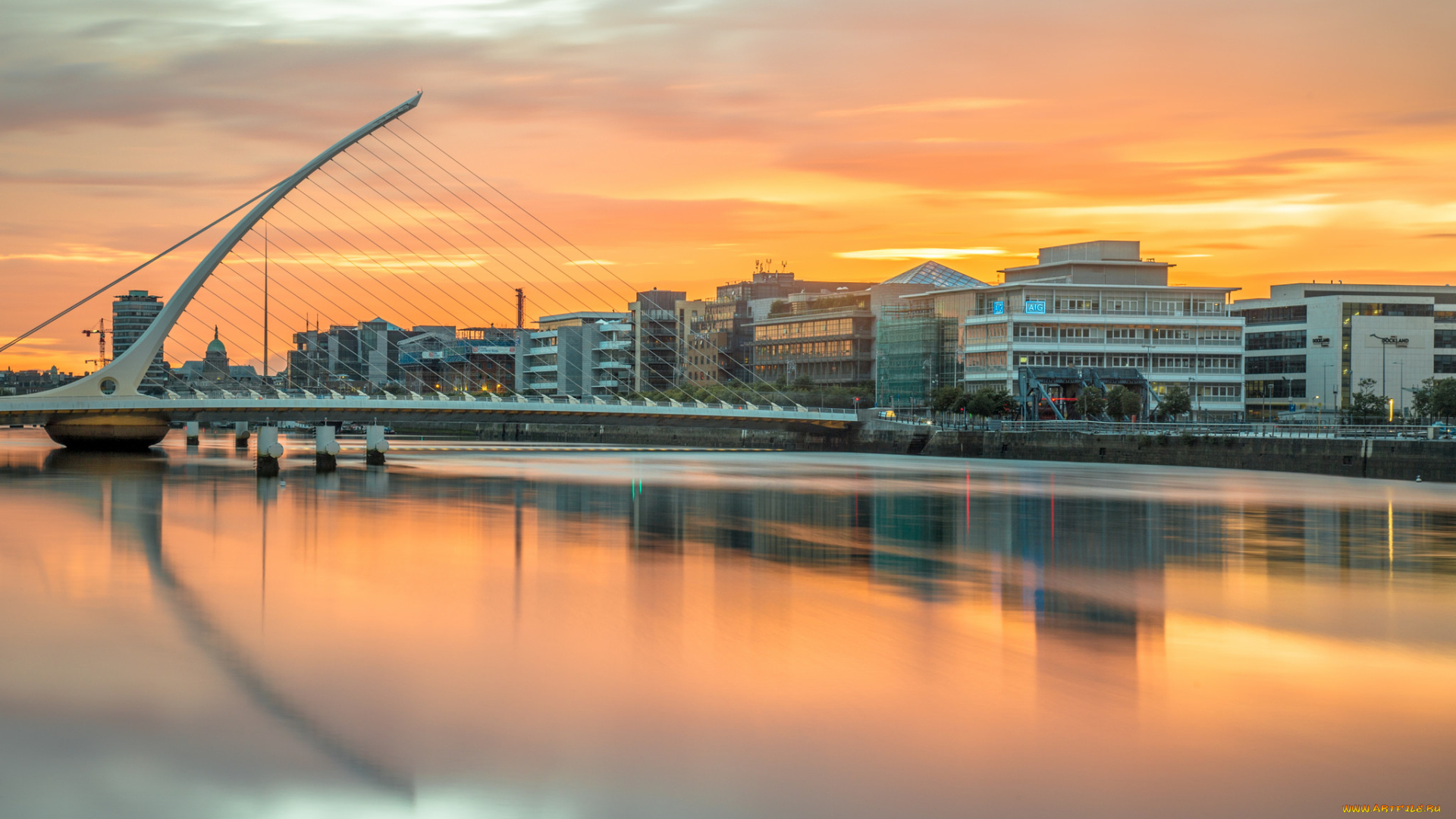 dublin, bridge, города, дублин, , ирландия, простор