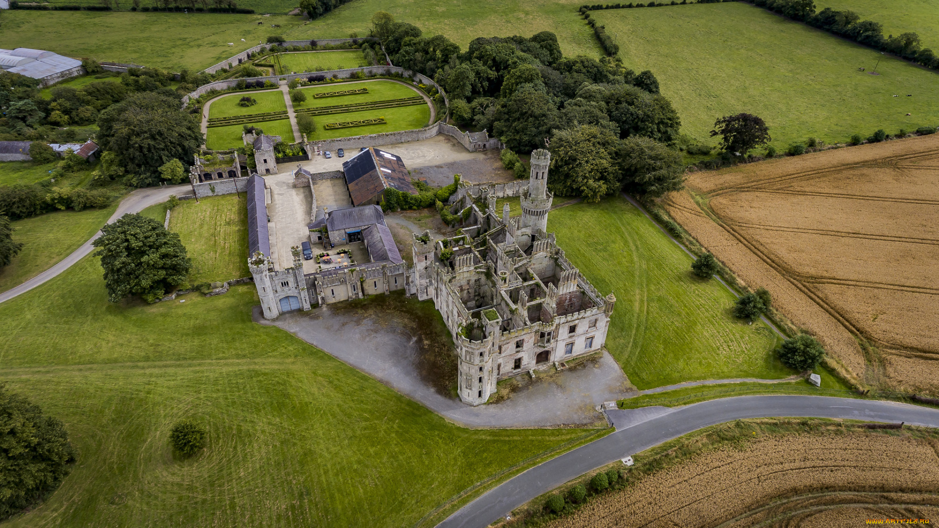 duckett`s, grove, города, замки, ирландии, простор