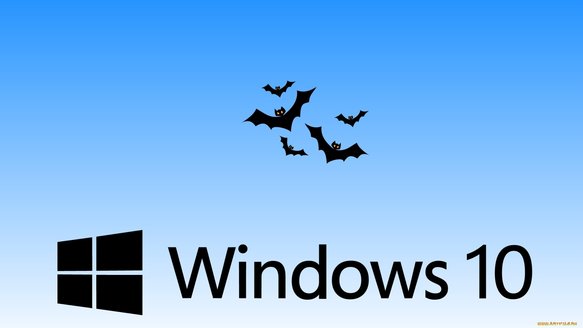 компьютеры, windows, , 10, фон, логотип