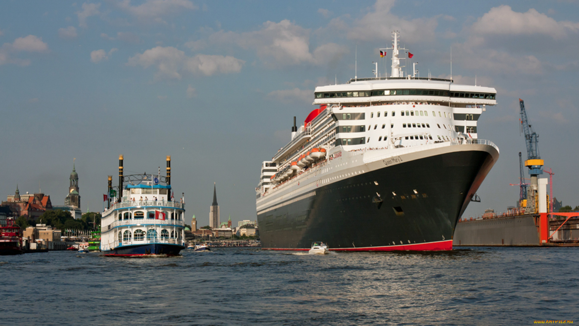 корабли, лайнеры, круиз, лайнер