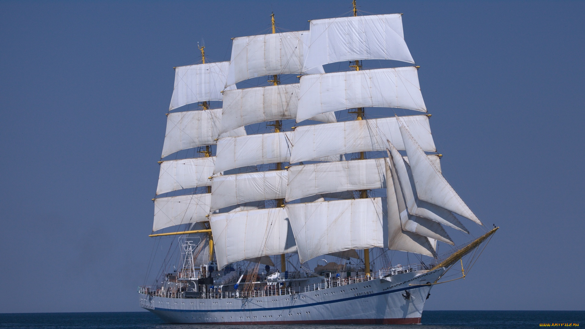 корабли, парусники, парусник, херсонес, черное, море