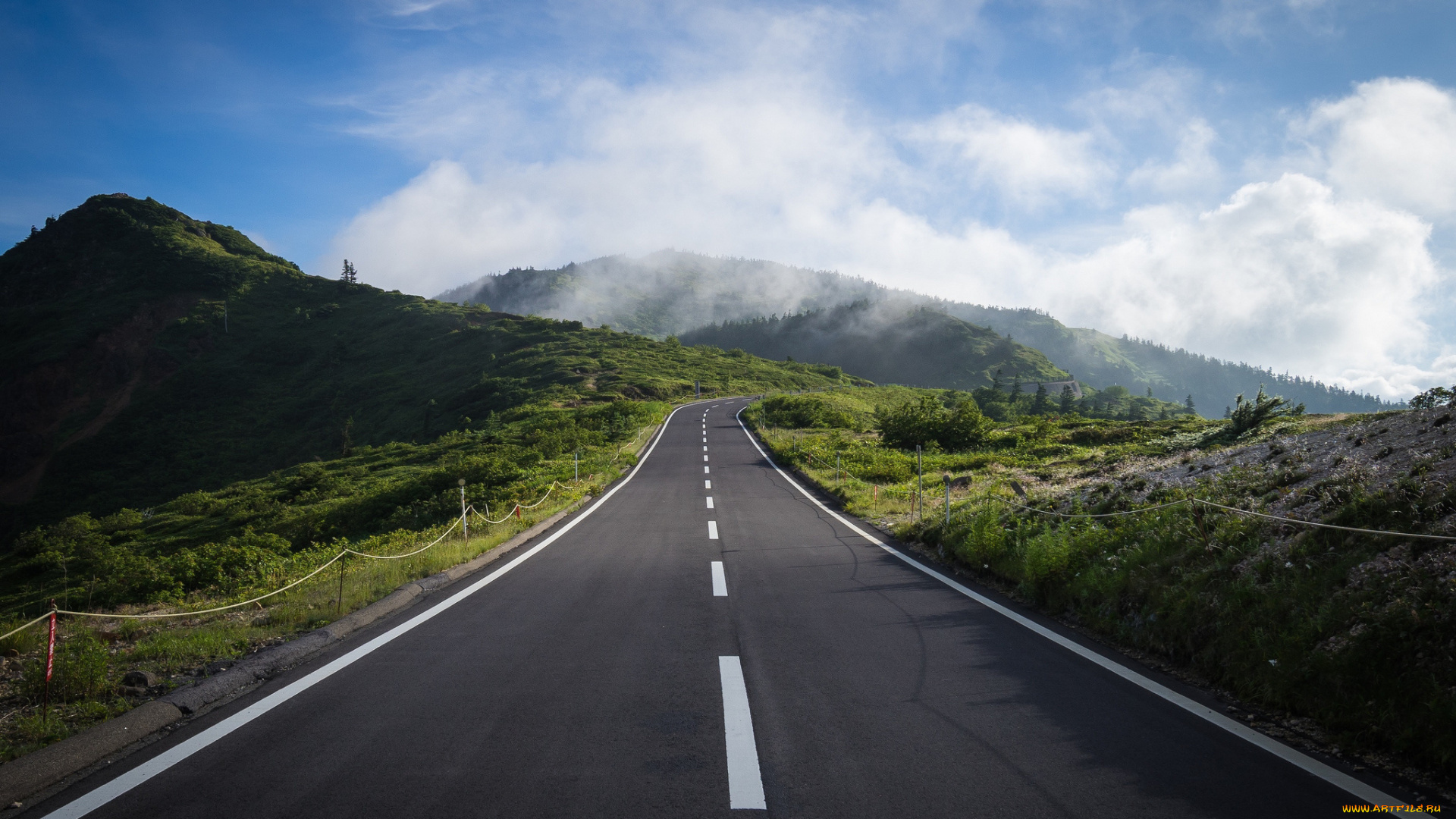 природа, дороги, горы, дорога