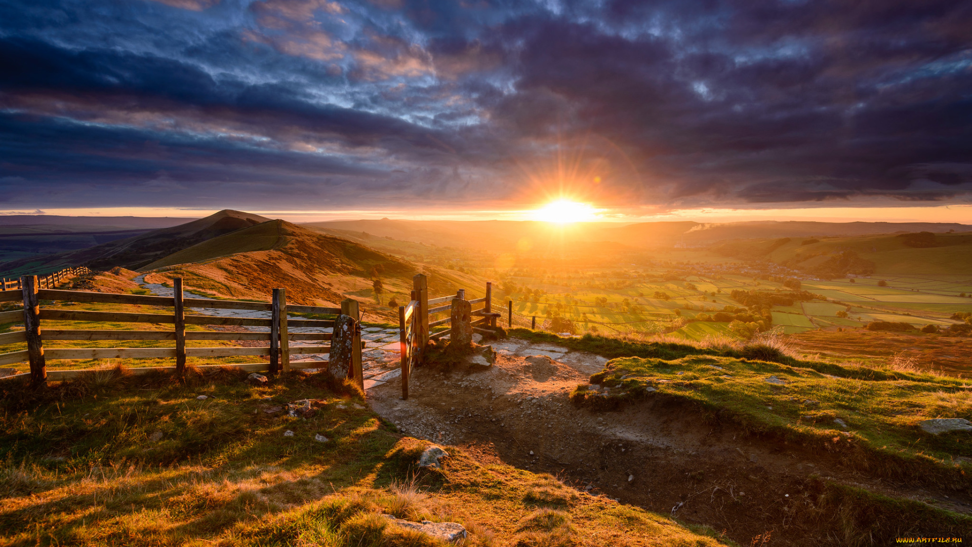 природа, восходы, закаты, простор