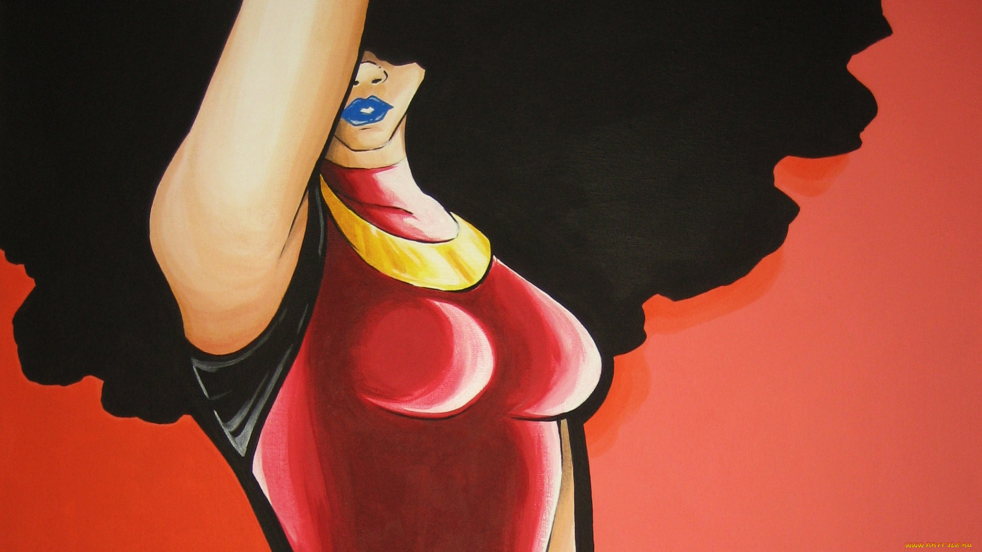 разное, арты, рисунок, женщина