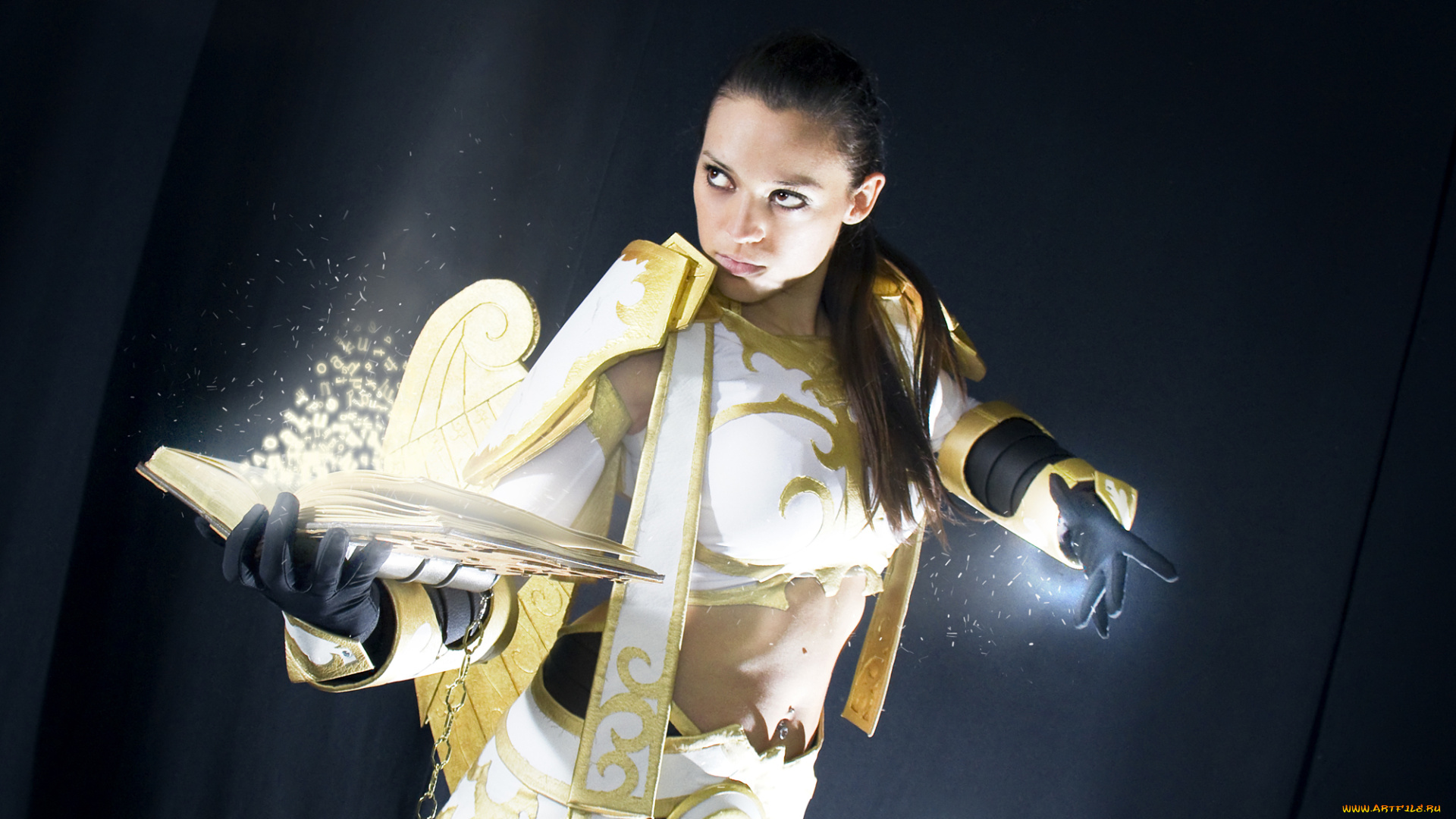 разное, cosplay, , косплей, книга, фон, девушка