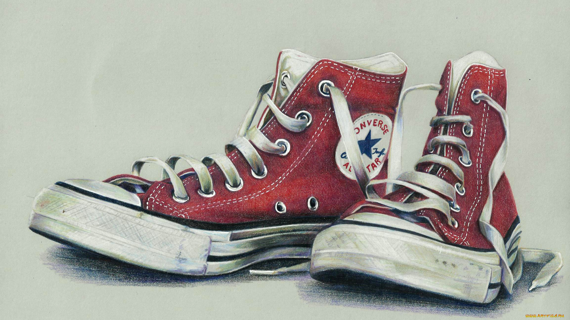 рисованное, -, другое, кеды, фон