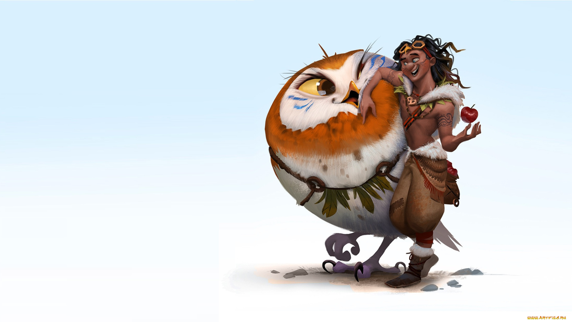 рисованное, кино, the, journey, of, aviator, wanchana, intrasombat, детская, птичка, парень, арт