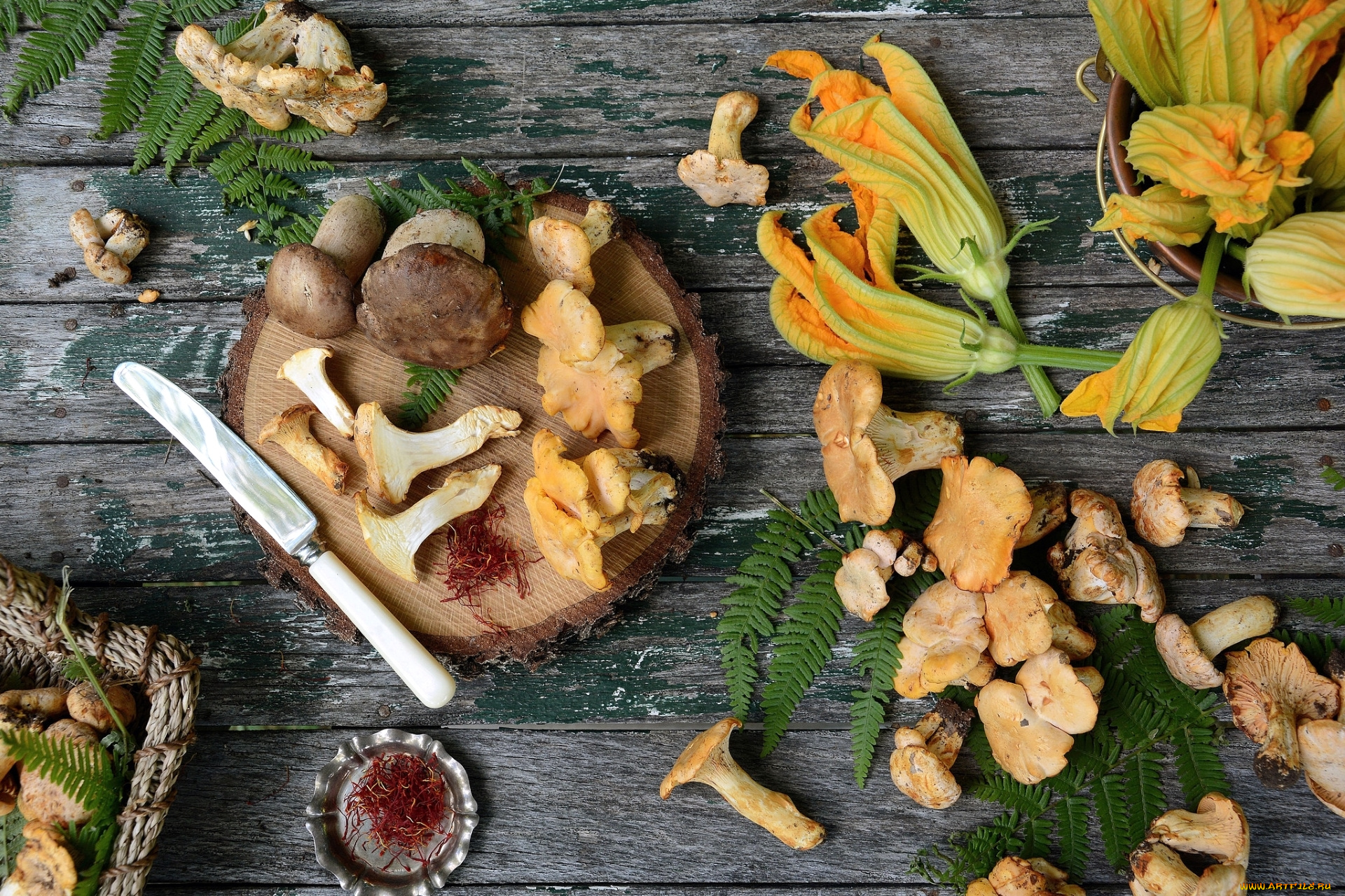 еда, грибы, , грибные, блюда, лисички