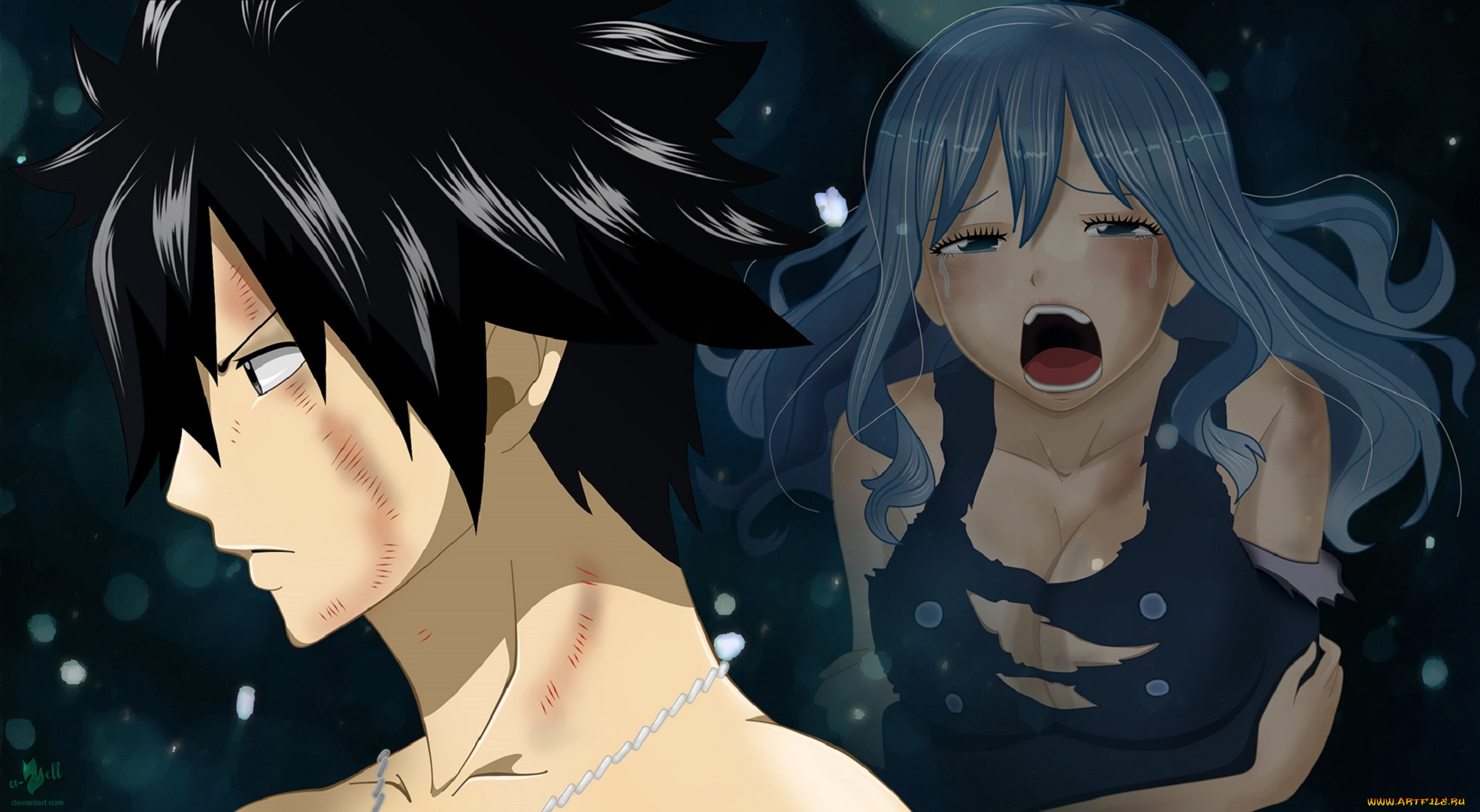 аниме, fairy, tail, хвост, феи