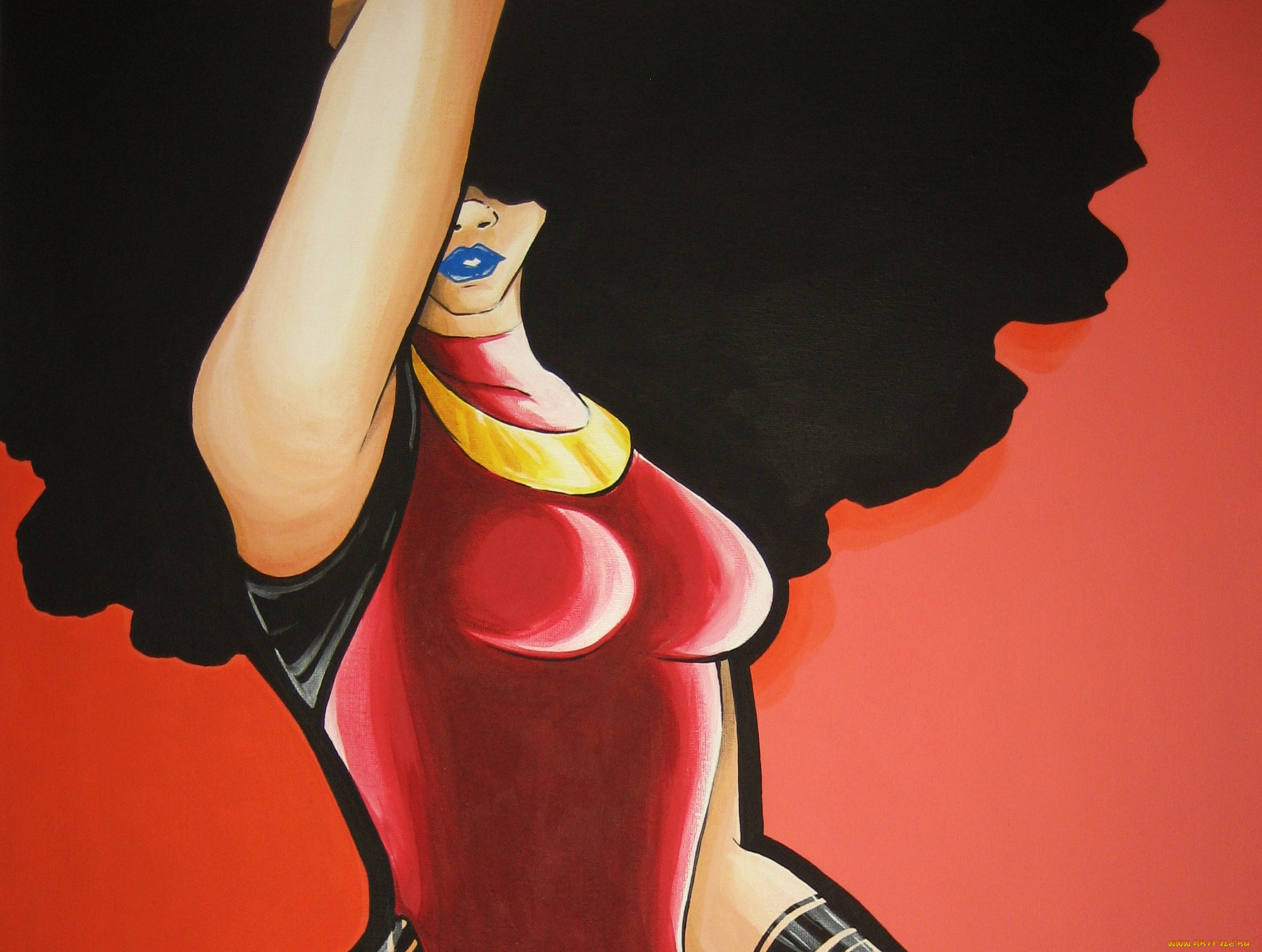 разное, арты, рисунок, женщина