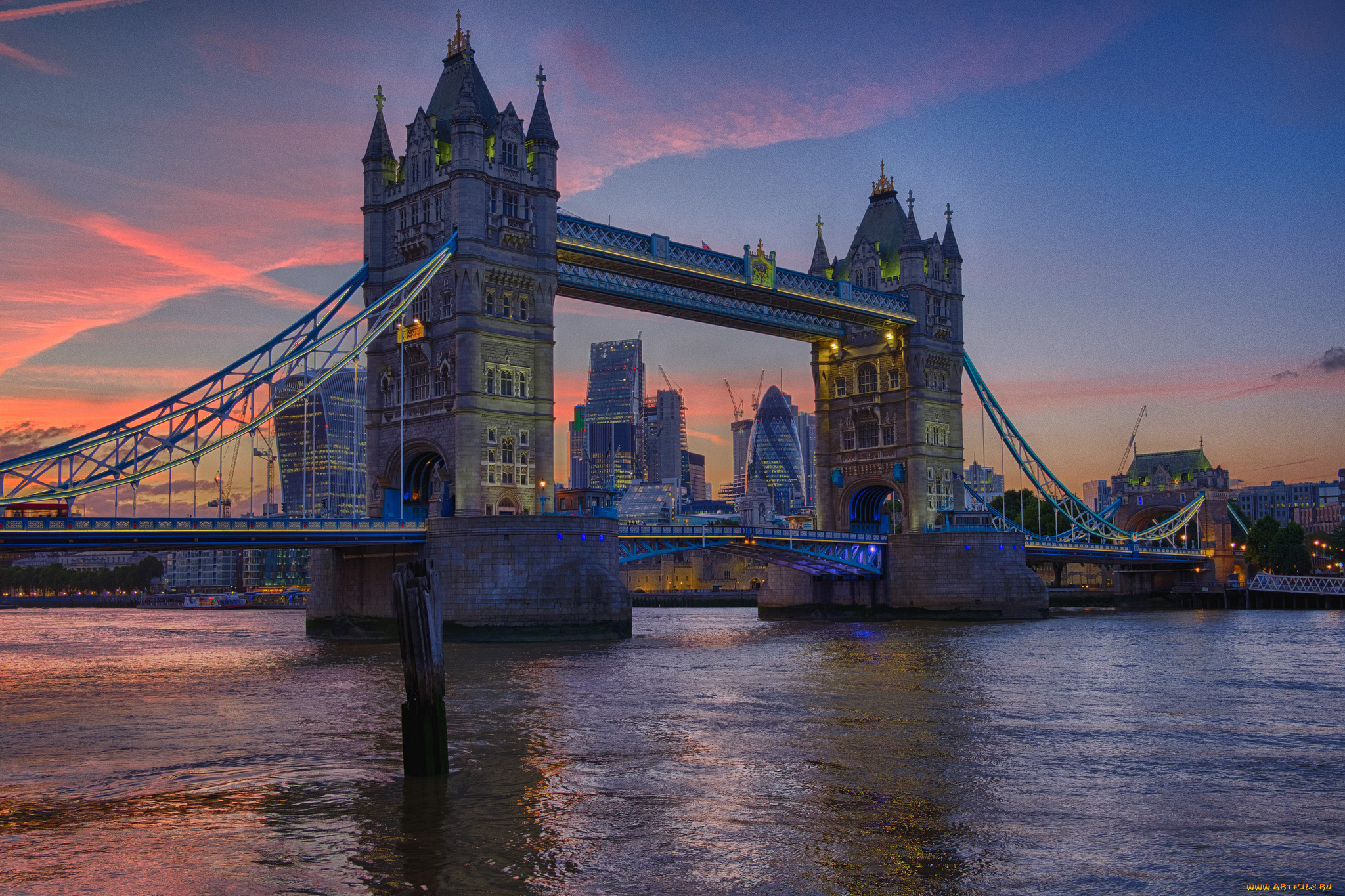 города, лондон, , великобритания, простор