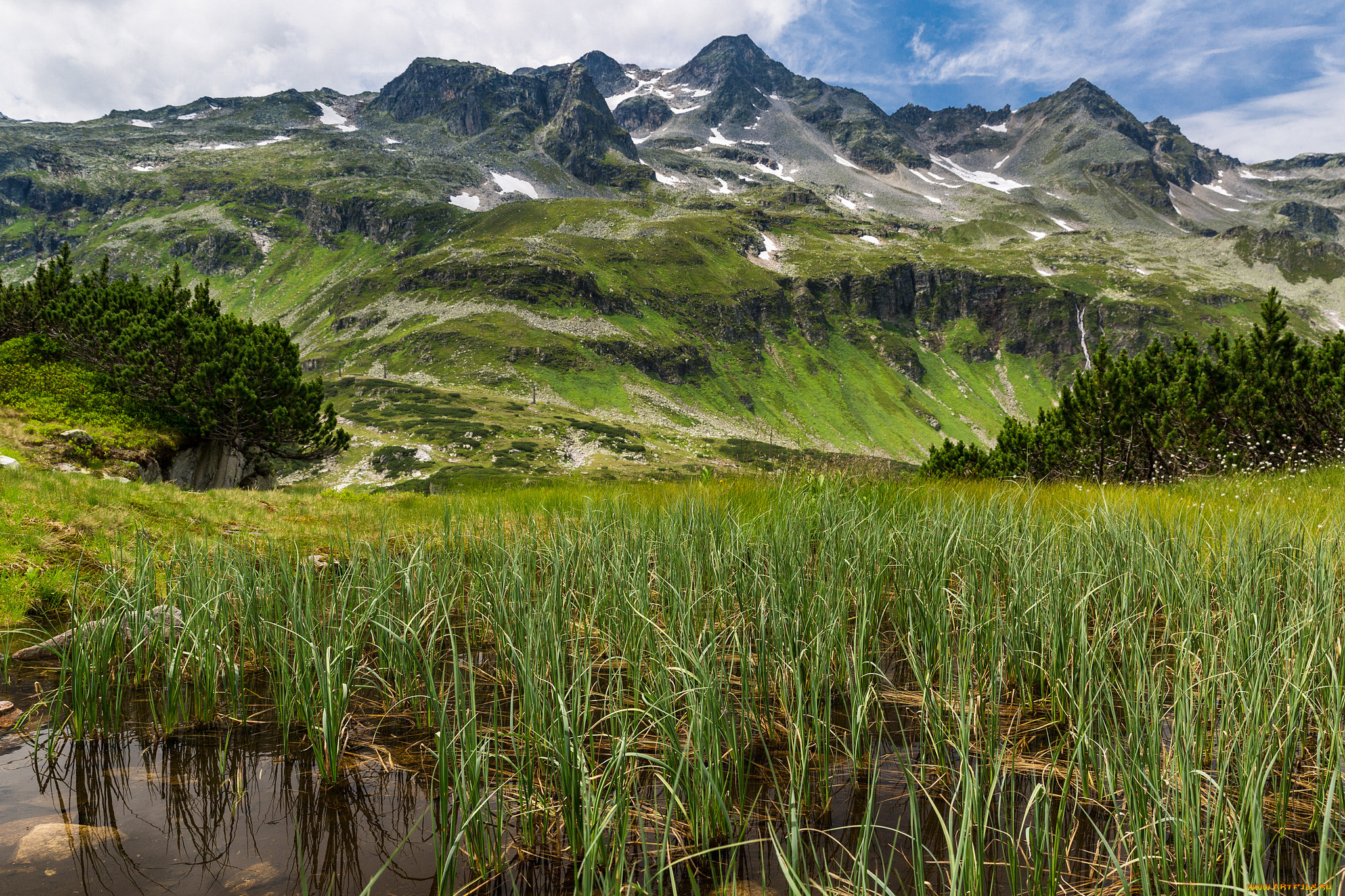 природа, горы, простор