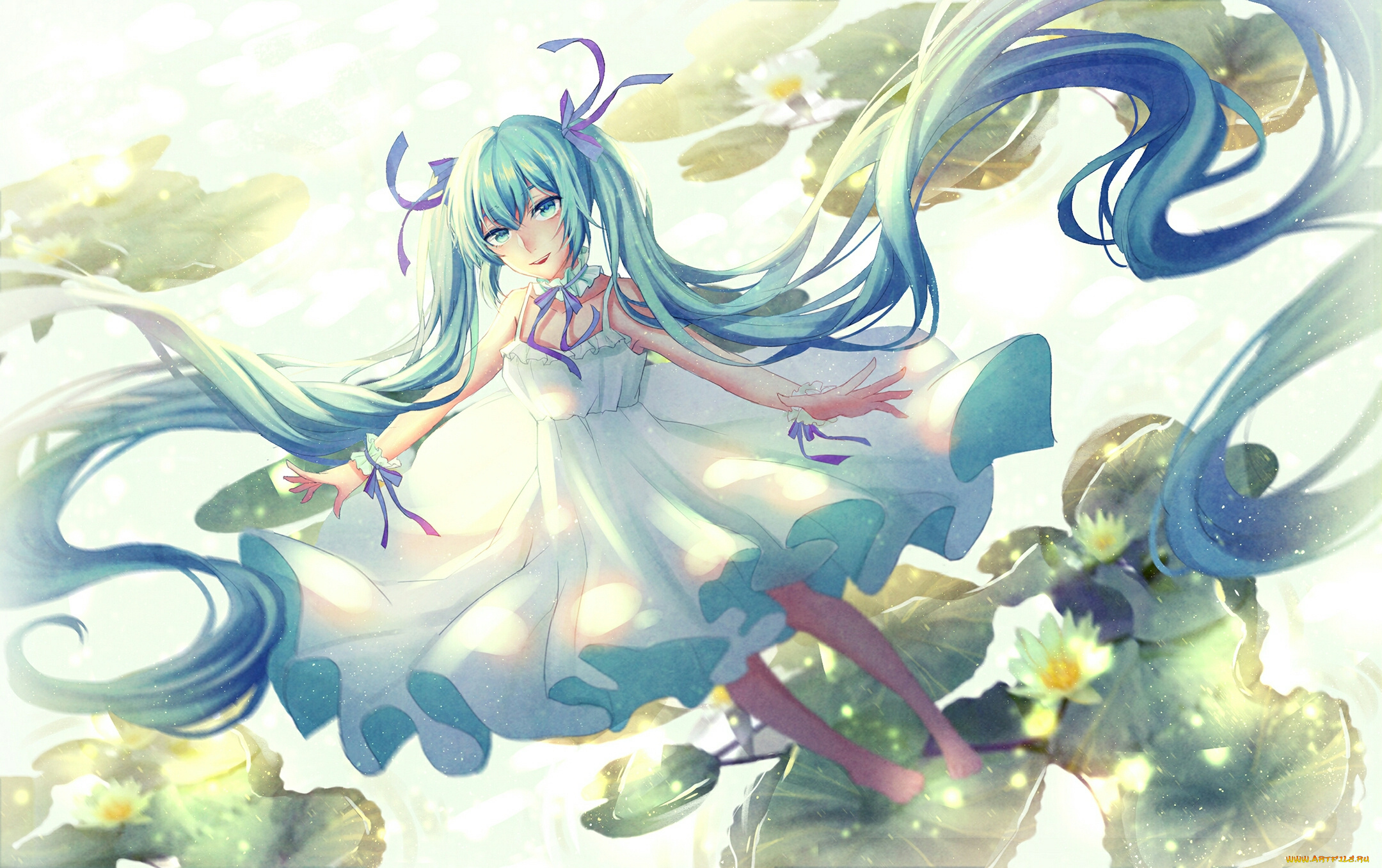 аниме, vocaloid, hatsune, miku