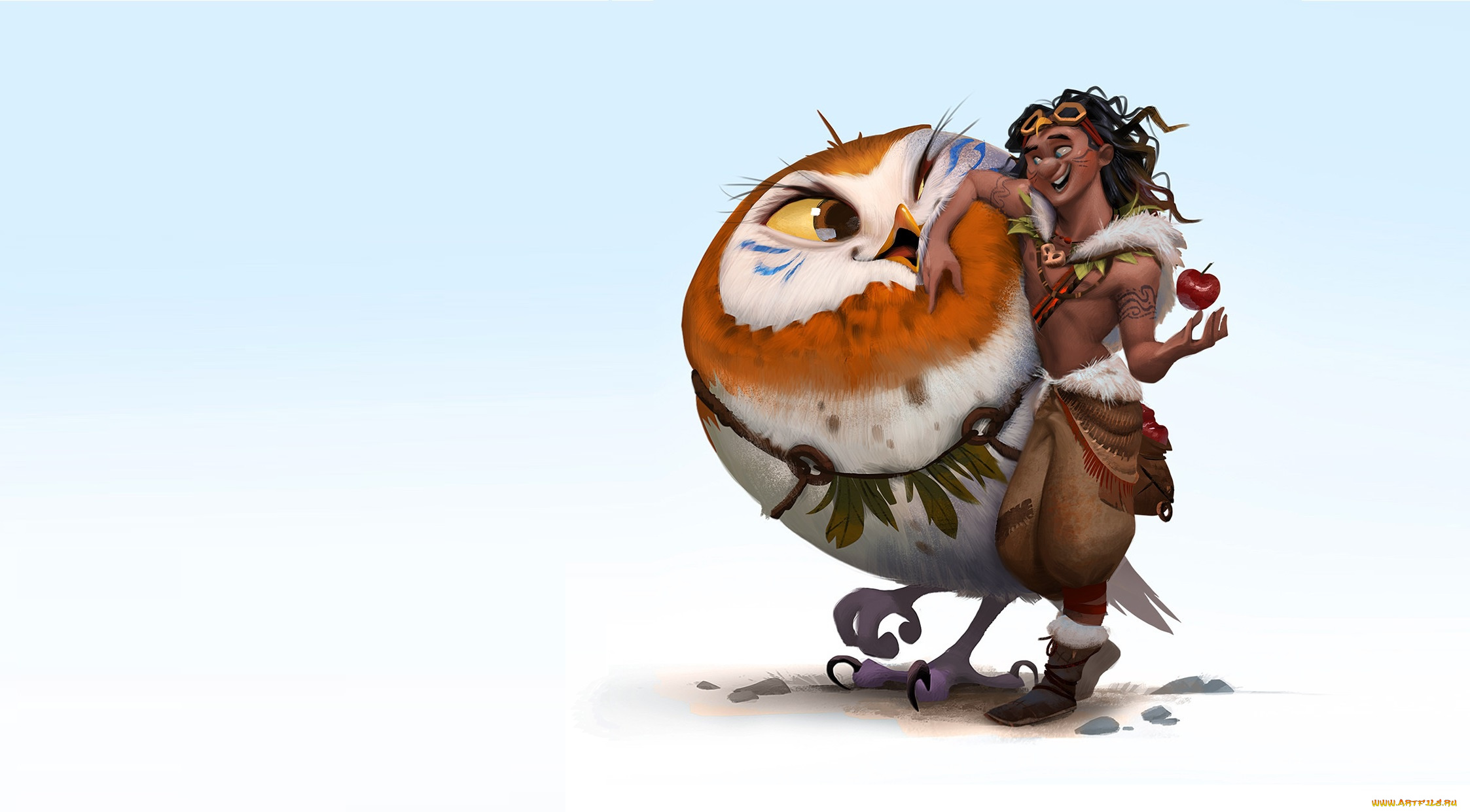 рисованное, кино, the, journey, of, aviator, wanchana, intrasombat, детская, птичка, парень, арт