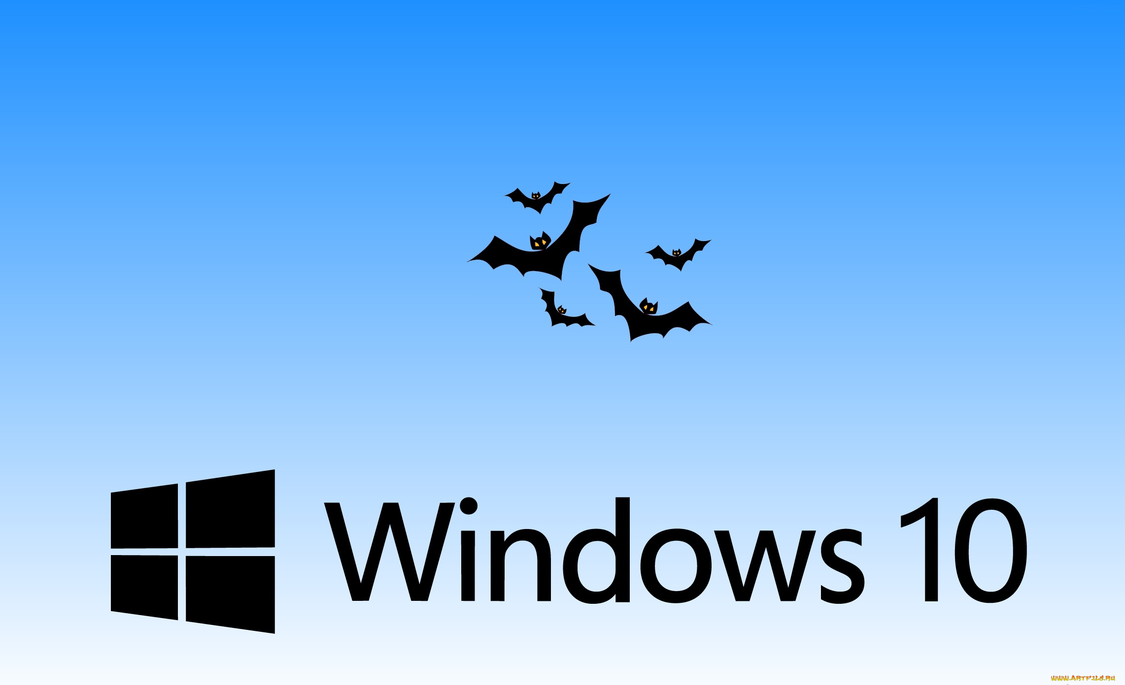 компьютеры, windows, , 10, фон, логотип