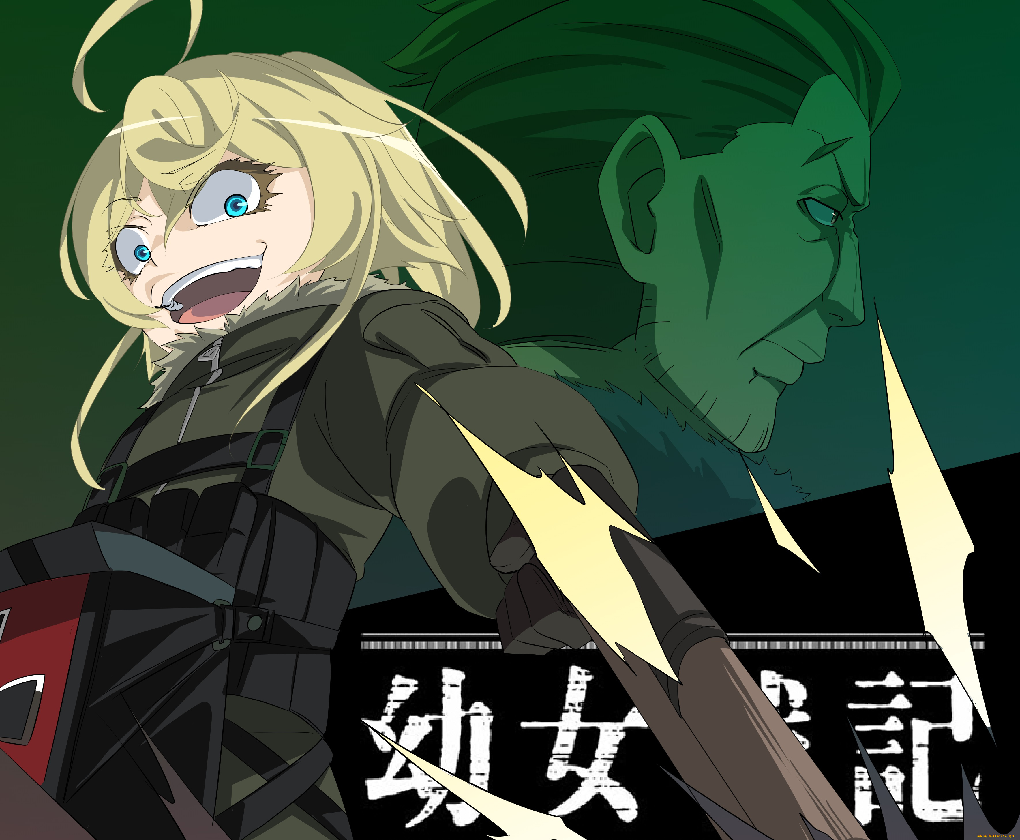аниме, youjo, senki, tanya, degurechaff
