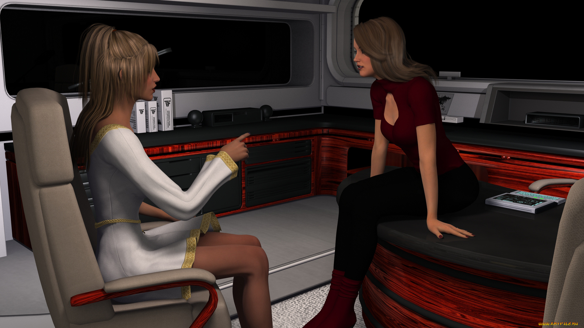 3д, графика, фантазия, , fantasy, девушка, фон, взгляд