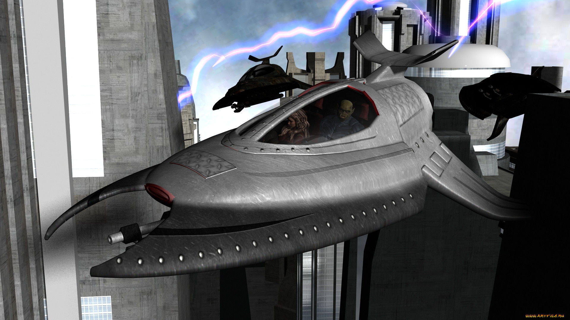 3д, графика, фантазия, , fantasy, фон, взгляд, девушка