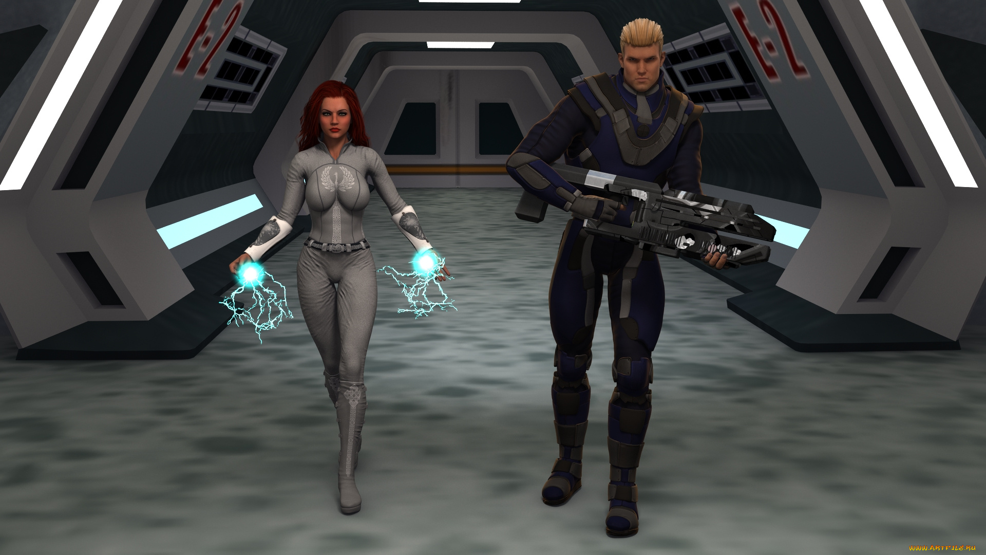 3д, графика, фантазия, , fantasy, фон, взгляд, девушка